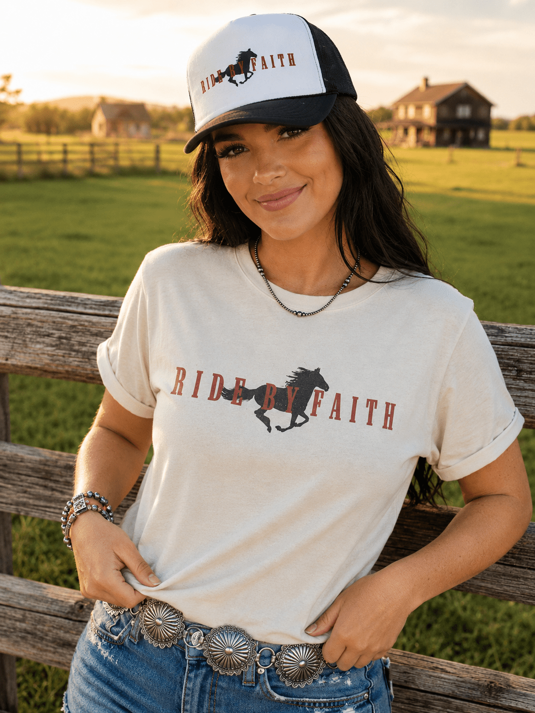 Ride By Faith Graphic Tee - Rooted & Reckless Co.