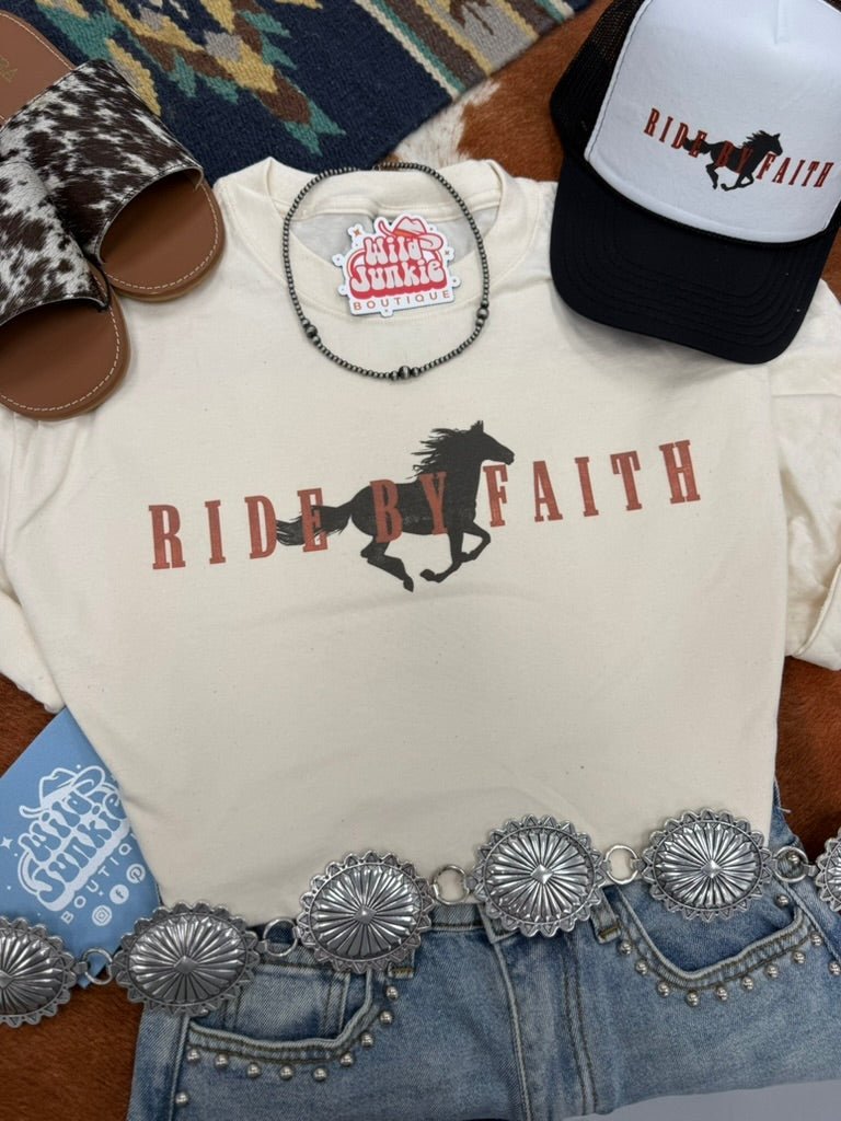 Ride By Faith Graphic Tee - Rooted & Reckless Co.