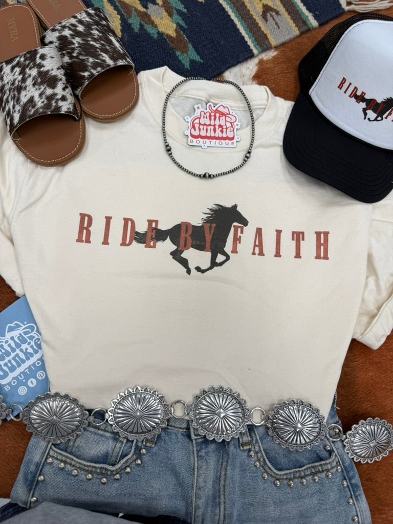 Ride By Faith Graphic Tee - Rooted & Reckless Co.