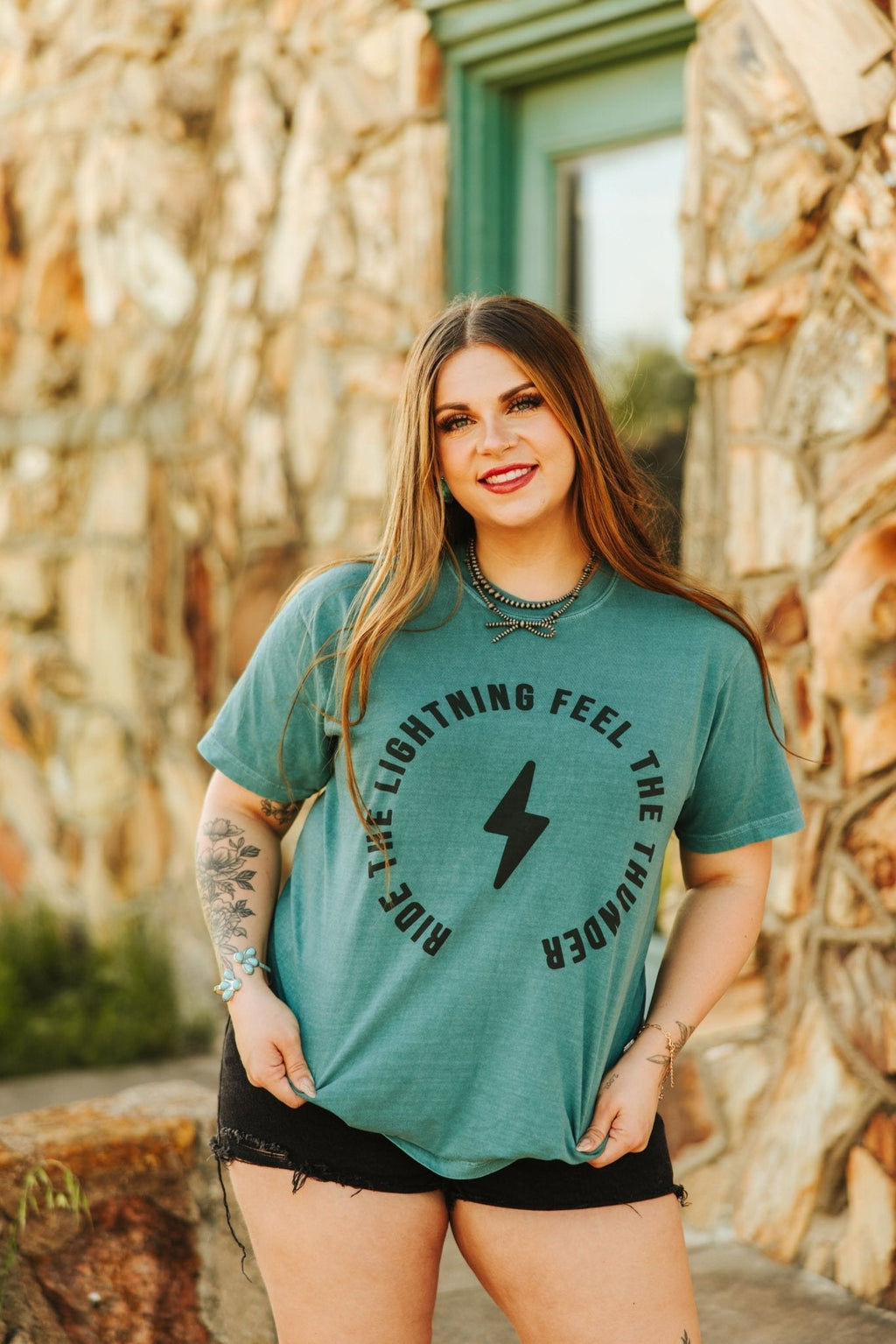 Ride The Lightning Graphic Tee - Rooted & Reckless Co.