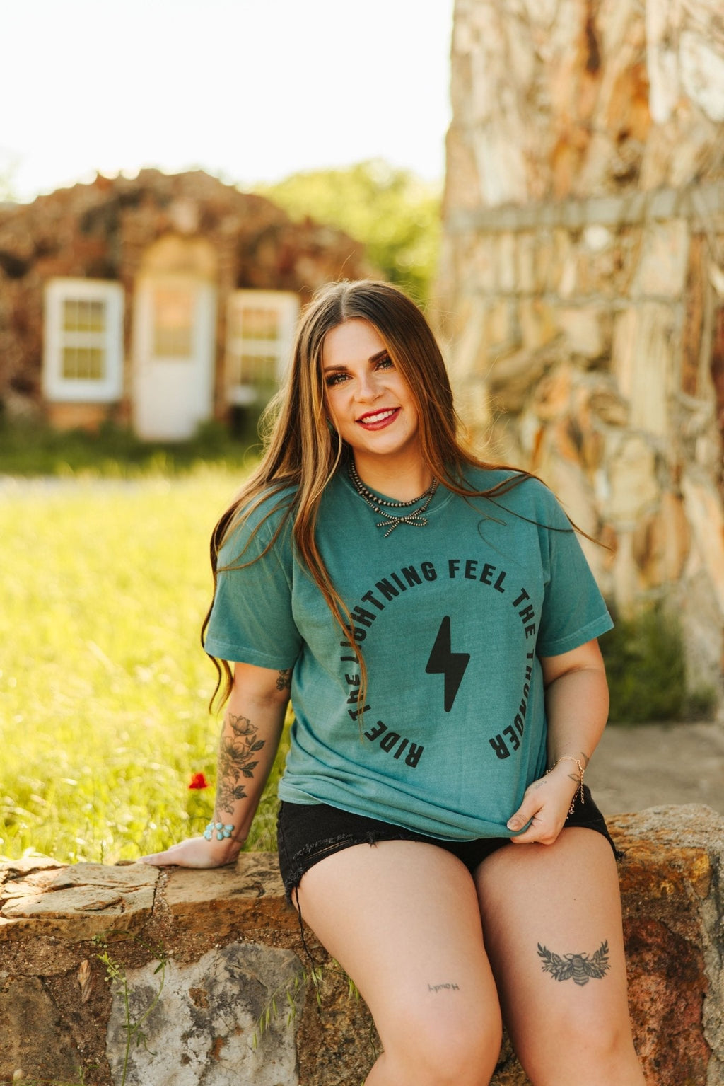 Ride The Lightning Graphic Tee - Rooted & Reckless Co.