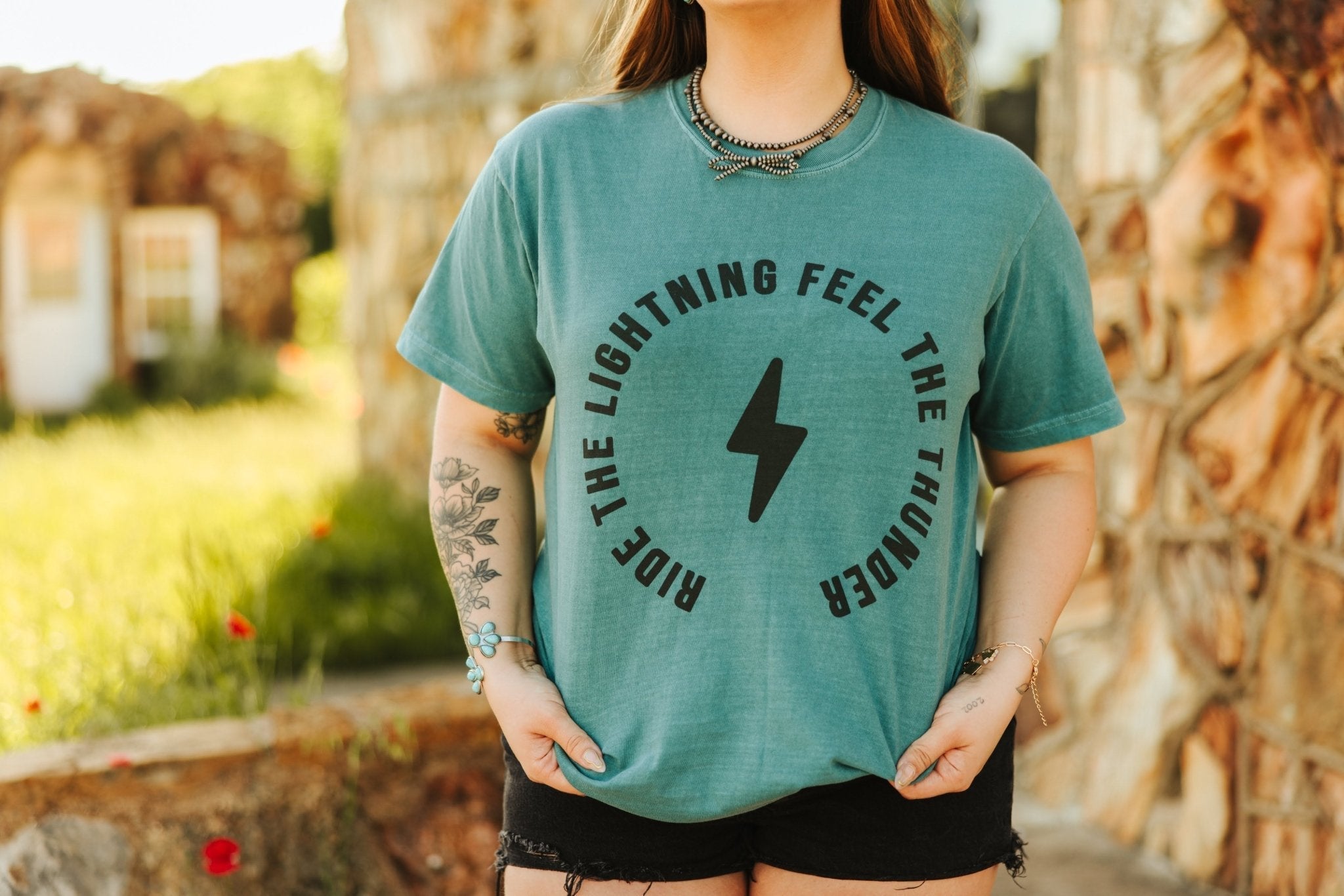 Ride The Lightning Graphic Tee - Rooted & Reckless Co.