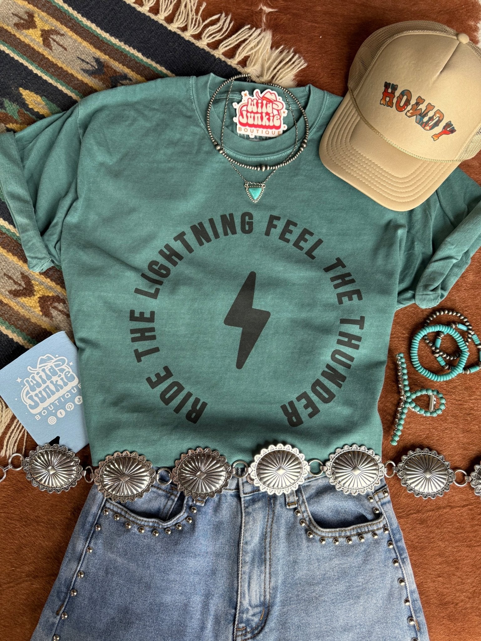 Ride The Lightning Graphic Tee - Rooted & Reckless Co.