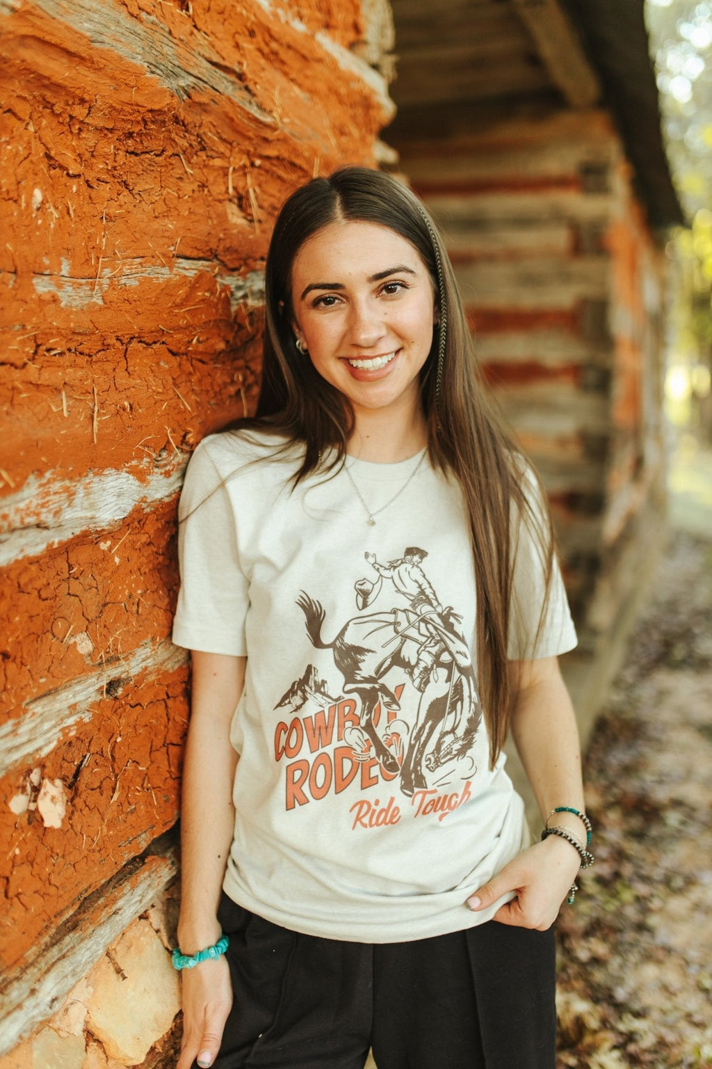 Ride Tough Cowboy Rodeo Graphic Tee - Rooted & Reckless Co.