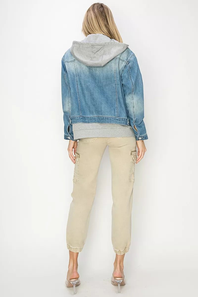 RISEN Oversized Hoodie Jacket - Rooted & Reckless Co.
