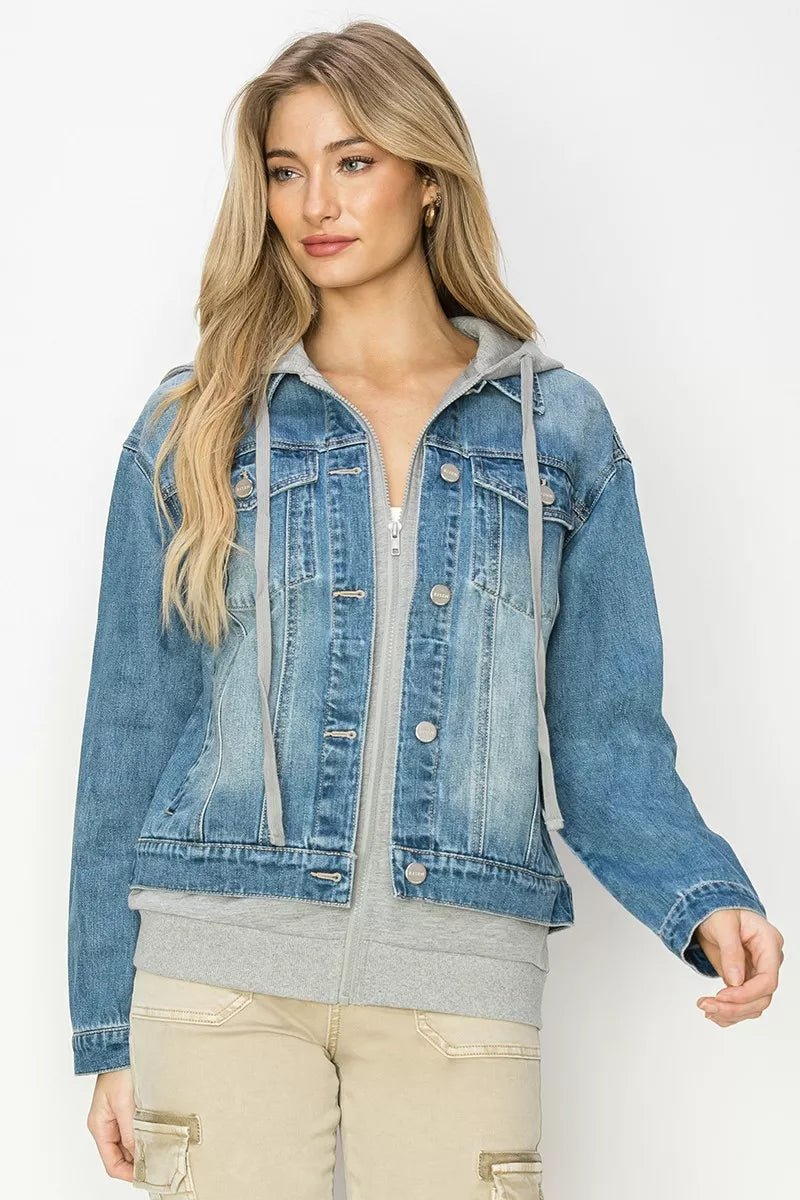 RISEN Oversized Hoodie Jacket - Rooted & Reckless Co.