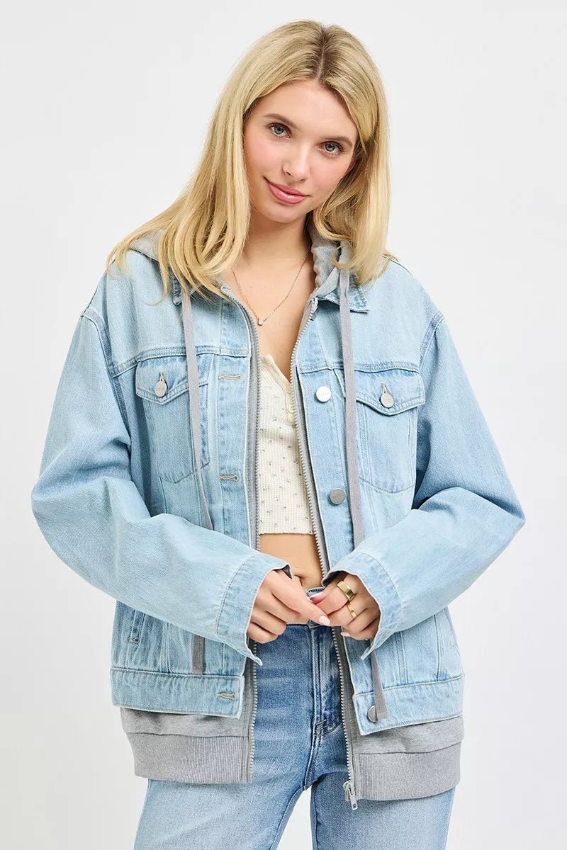 RISEN Oversized Hoodie Jacket - Rooted & Reckless Co.