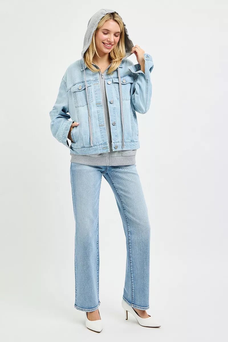 RISEN Oversized Hoodie Jacket - Rooted & Reckless Co.