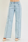 RISEN Slouchy Wide Leg Jeans - Rooted & Reckless Co.