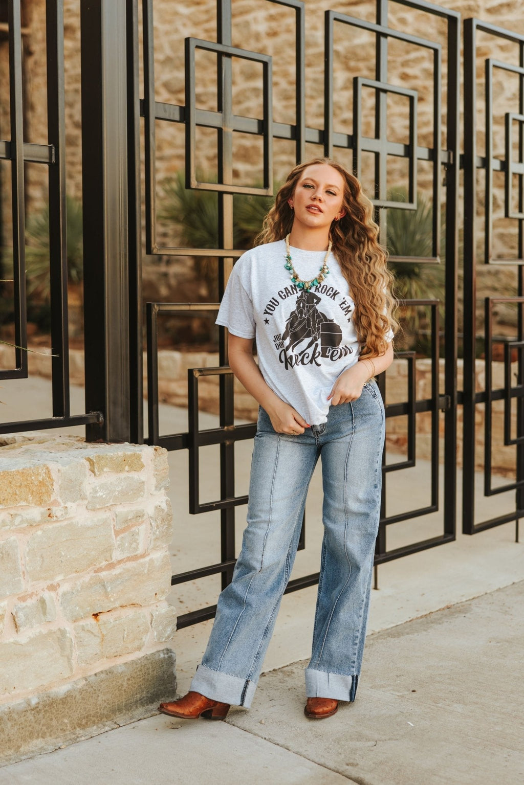 Rock Em Knock Em Graphic Tee - Rooted & Reckless Co.