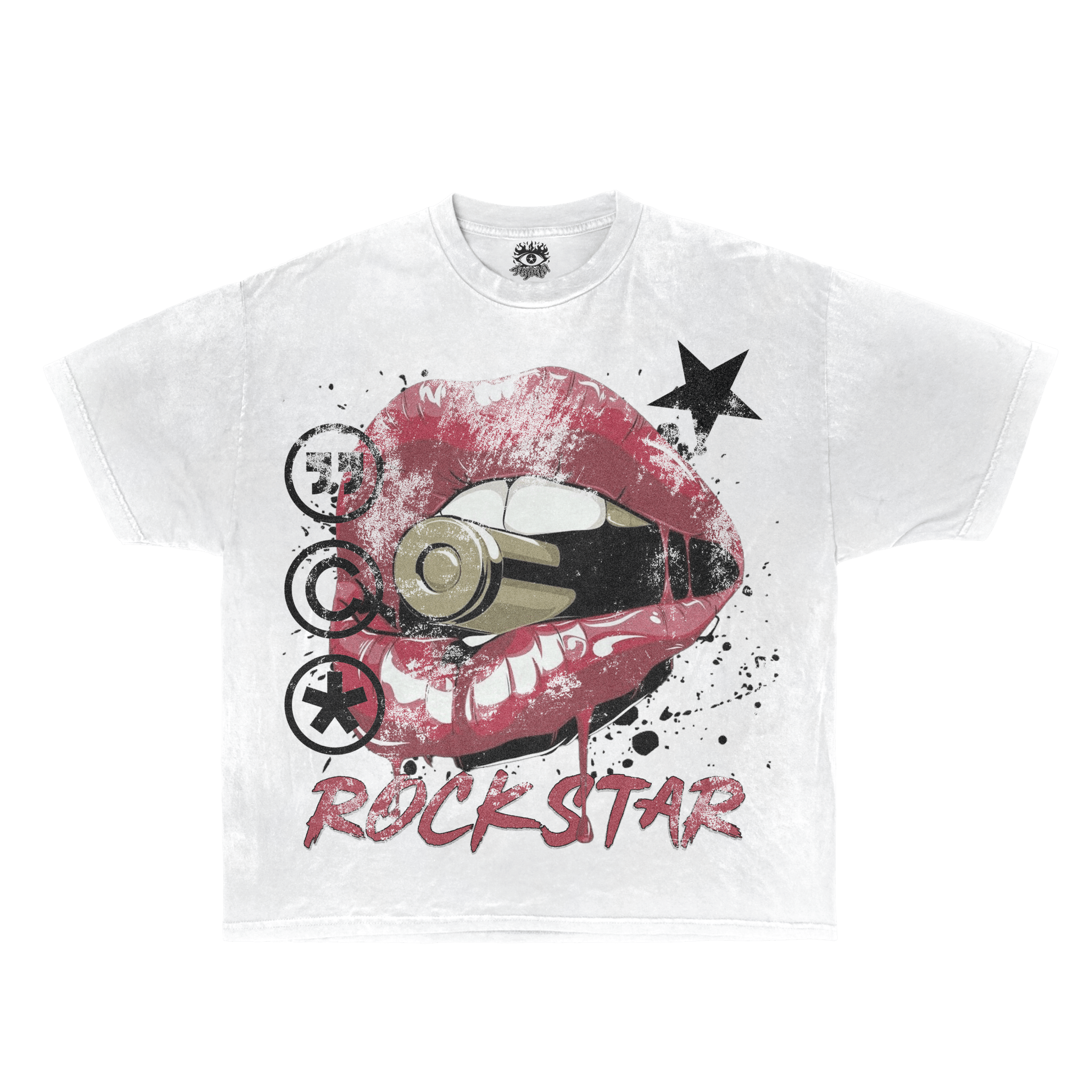 Rockstar Streetwear White Cotton Tee Casual Wardrobe Essential True To Size For Confident Everyday Style - Rooted & Reckless Co.