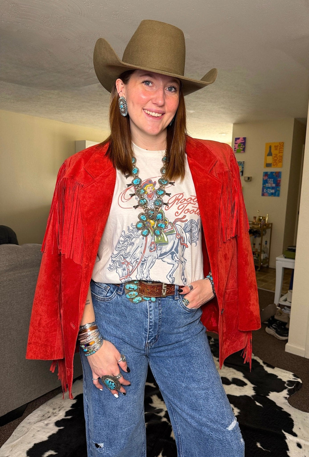 Rootin Tootin Cowgirl Graphic Tee - Rooted & Reckless Co.