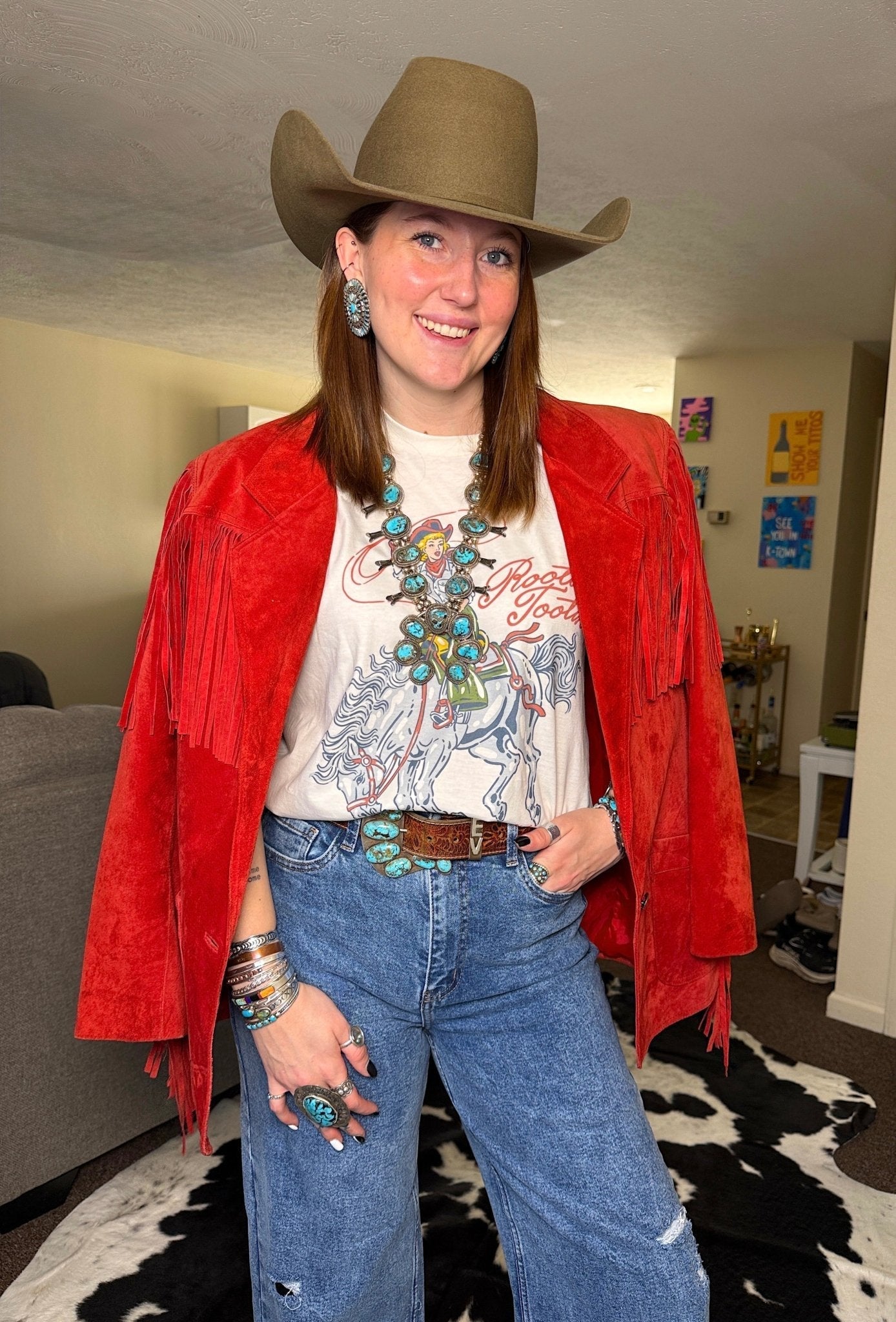 Rootin Tootin Cowgirl Graphic Tee - Rooted & Reckless Co.