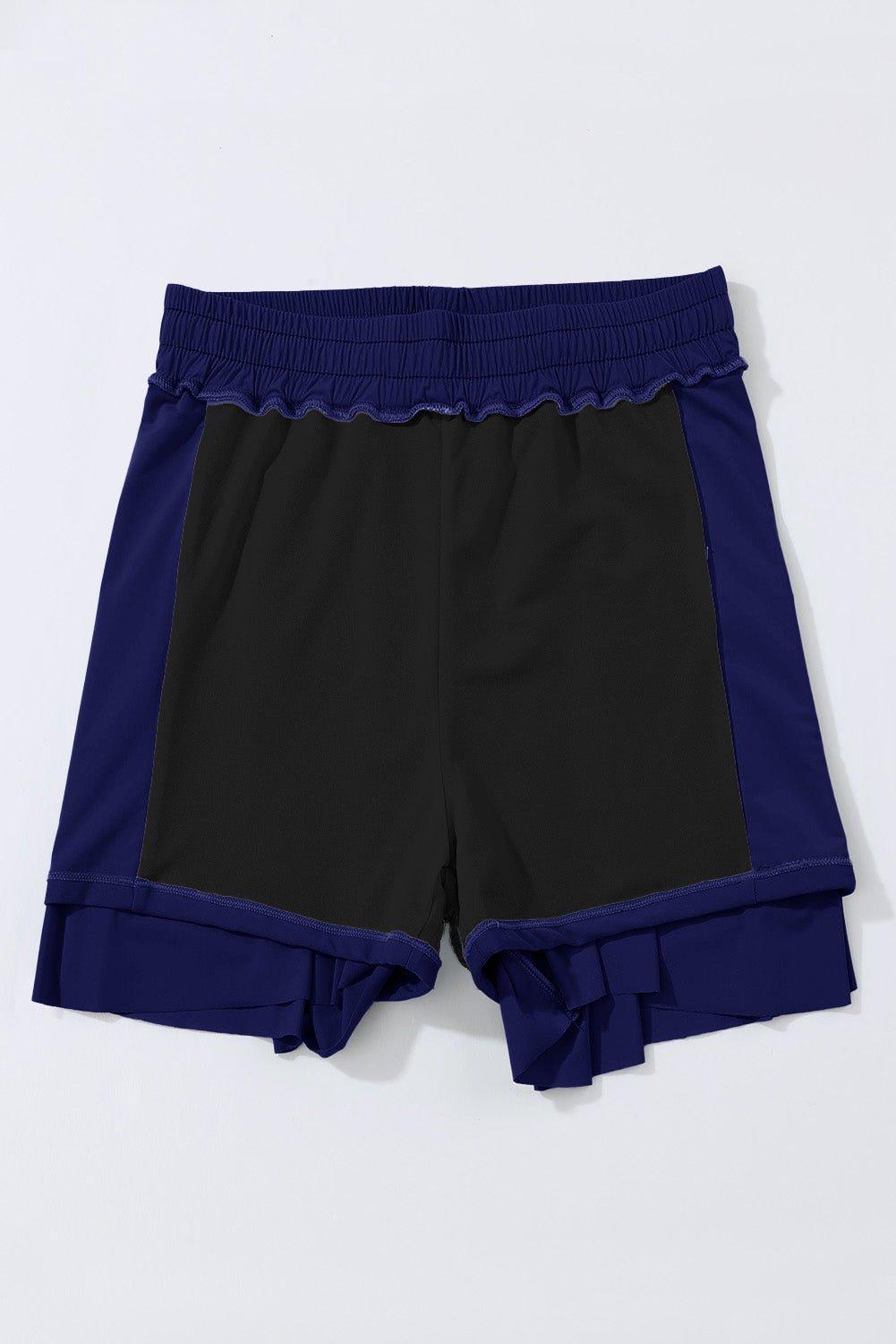 Ruffle Drawstring Elastic Waist Bikini Swim Shorts - Rooted & Reckless Co.