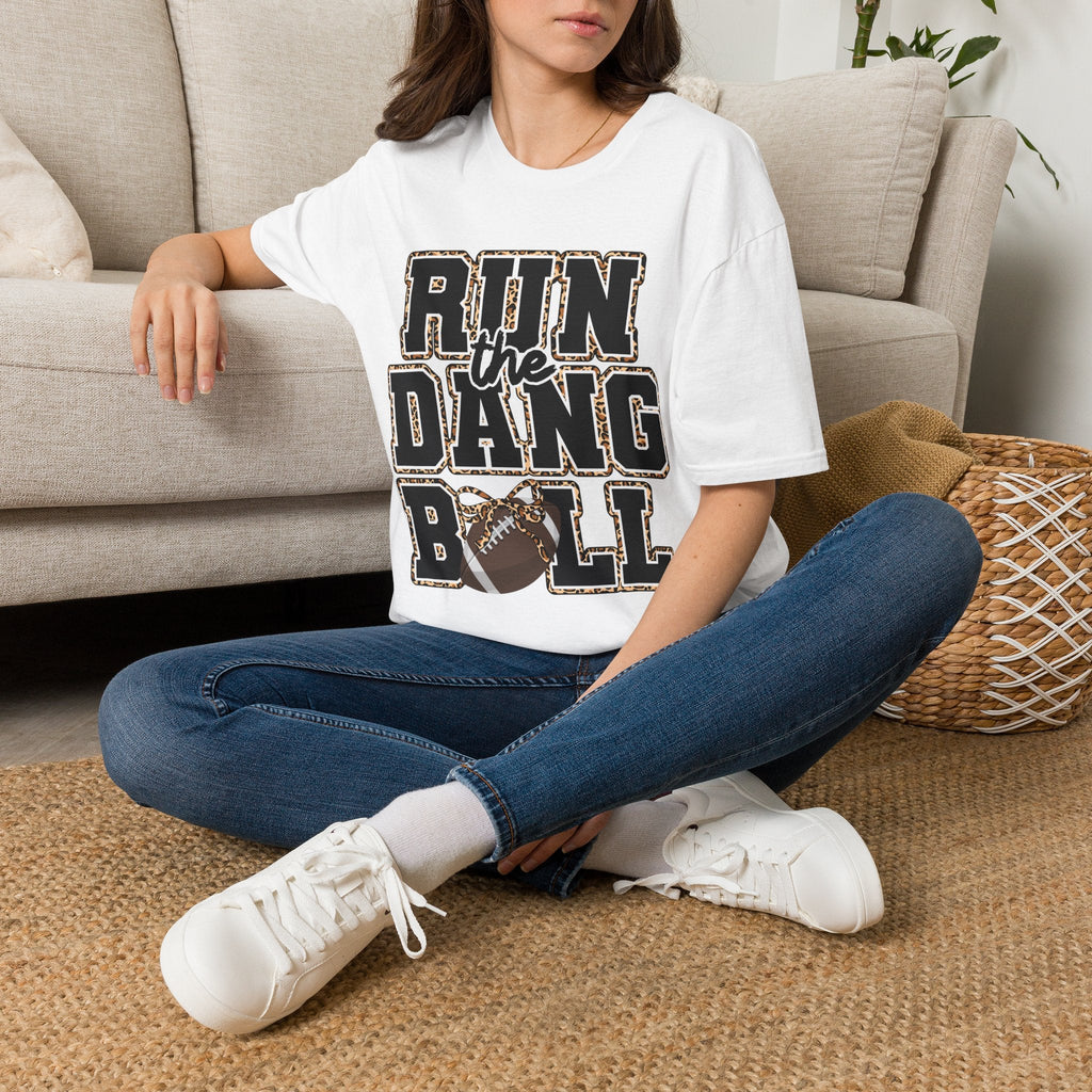 Run the Dang Ball T-Shirt — Vintage Football Fan Tee - Rooted & Reckless Co.