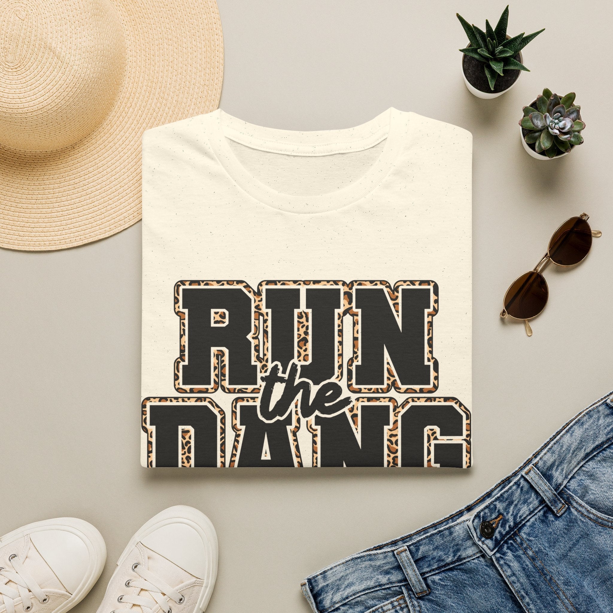 Run the Dang Ball T-Shirt — Vintage Football Fan Tee - Rooted & Reckless Co.