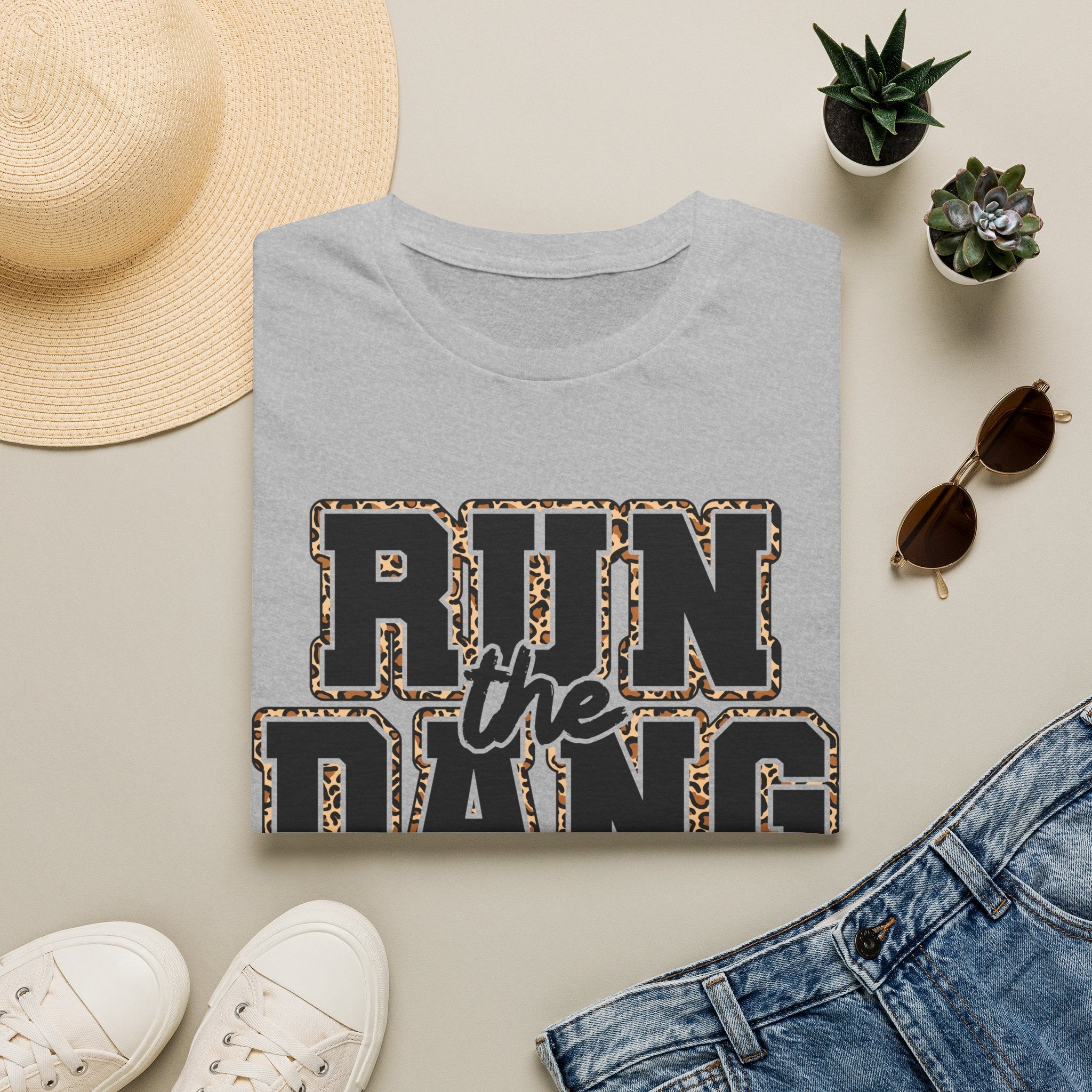 Run the Dang Ball T-Shirt — Vintage Football Fan Tee - Rooted & Reckless Co.