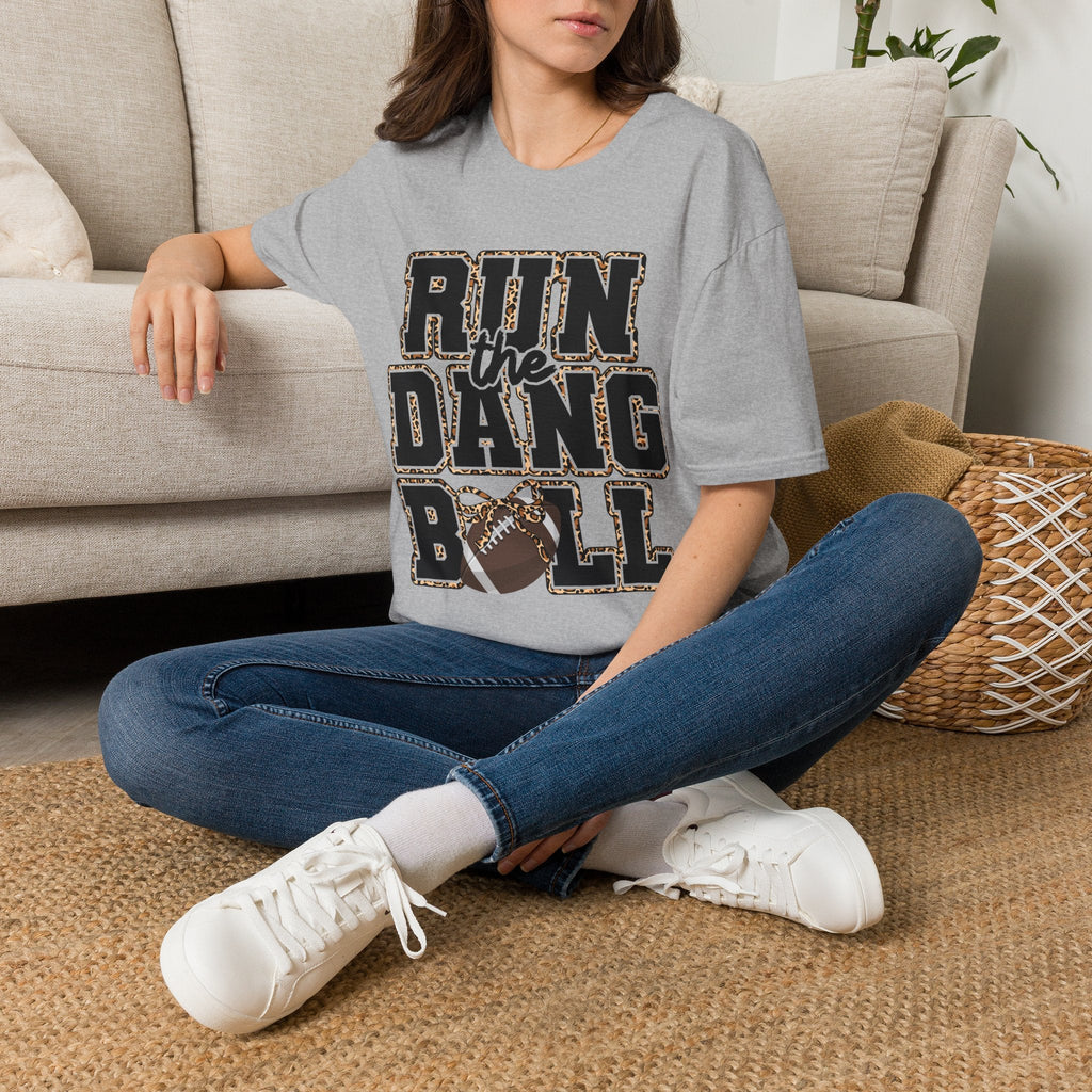 Run the Dang Ball T-Shirt — Vintage Football Fan Tee - Rooted & Reckless Co.