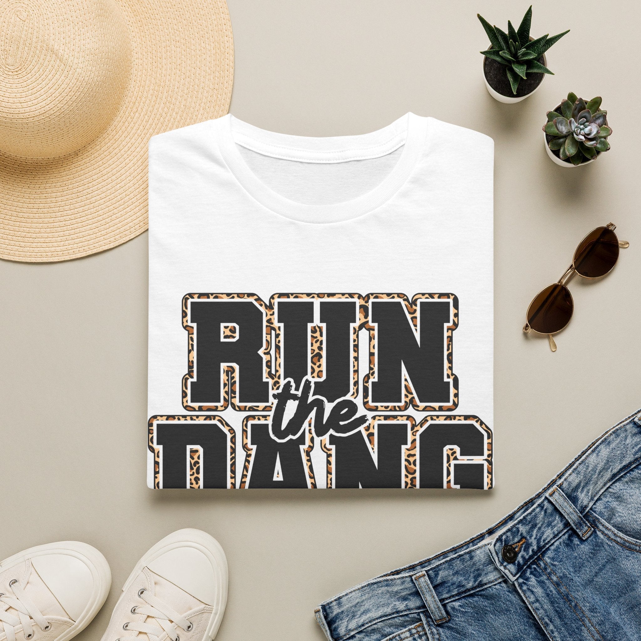 Run the Dang Ball T-Shirt — Vintage Football Fan Tee - Rooted & Reckless Co.
