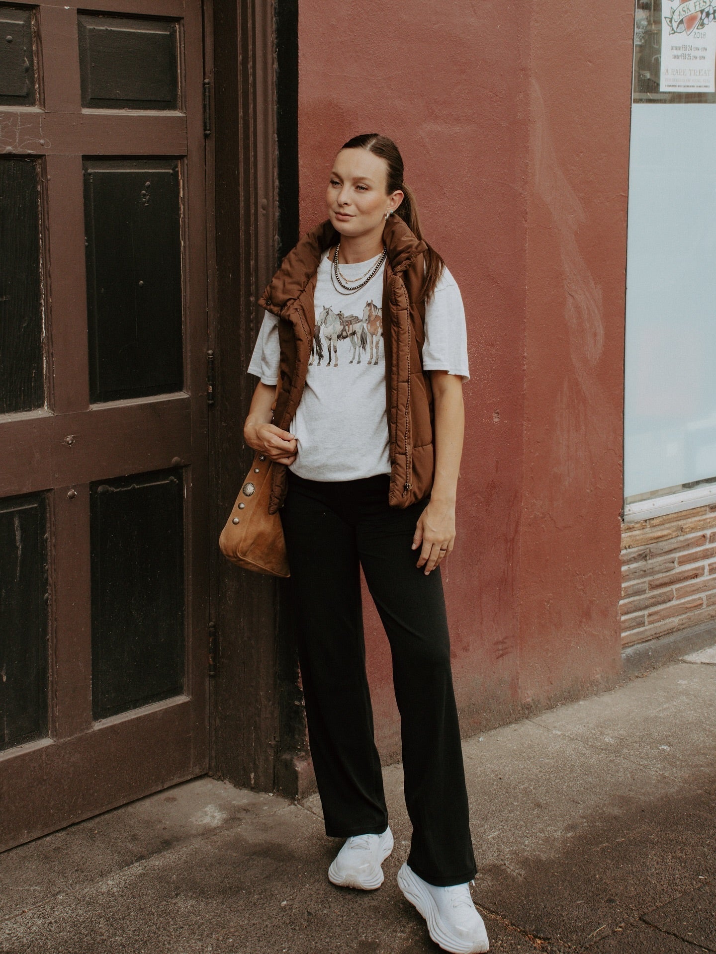 Saddled Horses Graphic Tee - Rooted & Reckless Co.