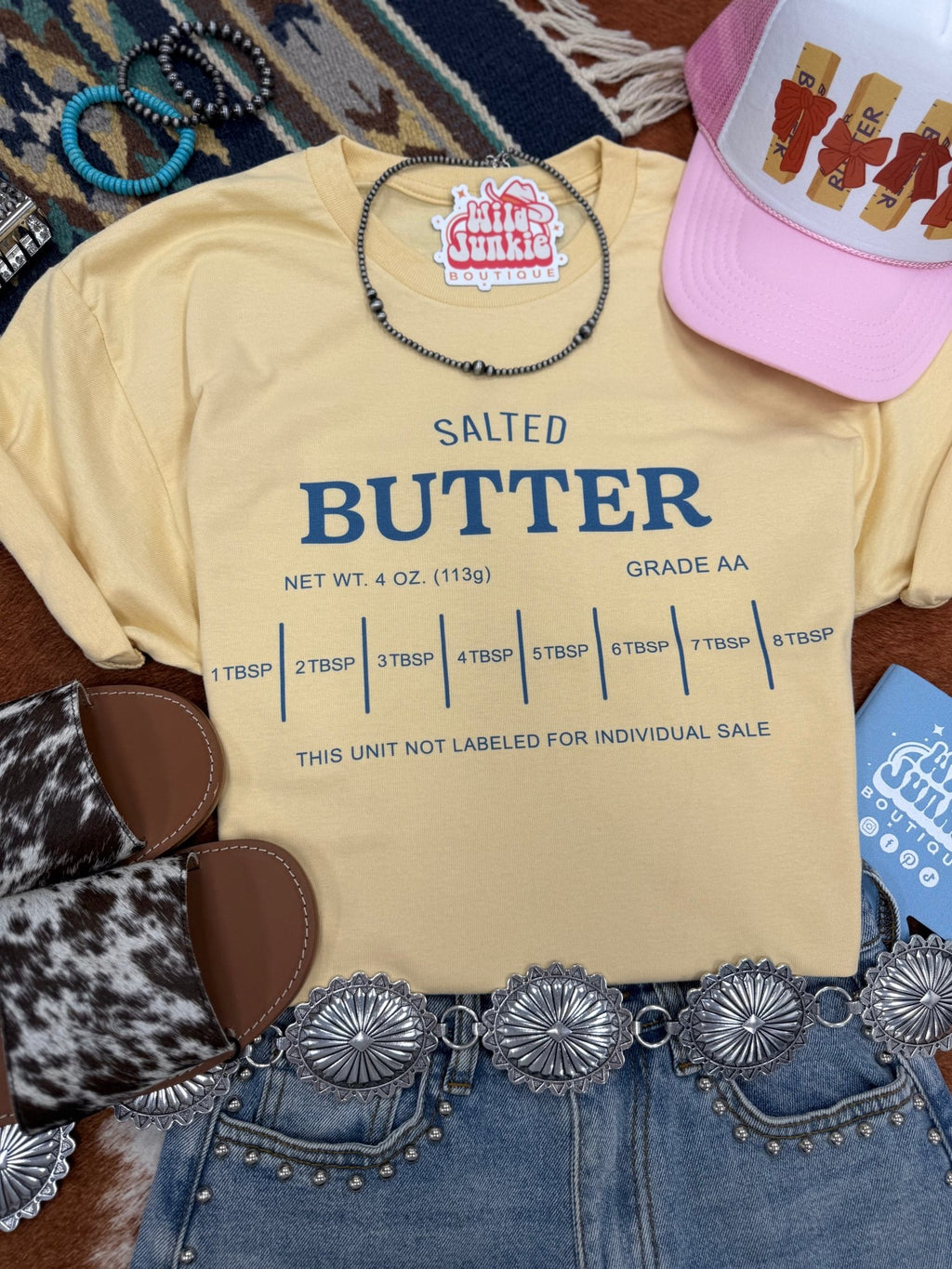 Salted Butter Graphic Tee - Rooted & Reckless Co.