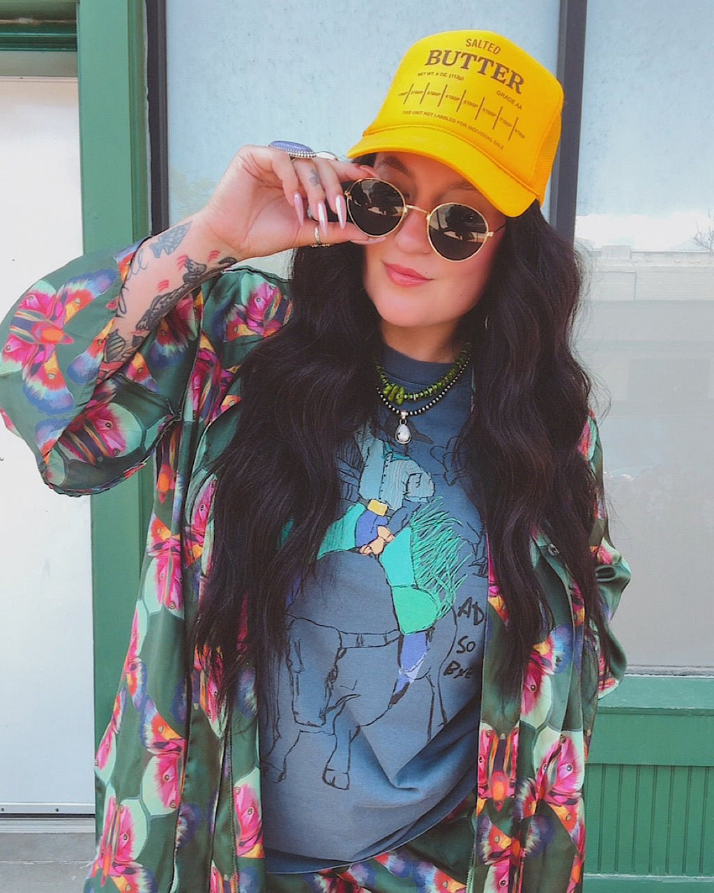 Salted Butter Stick Trucker Hat - Rooted & Reckless Co.