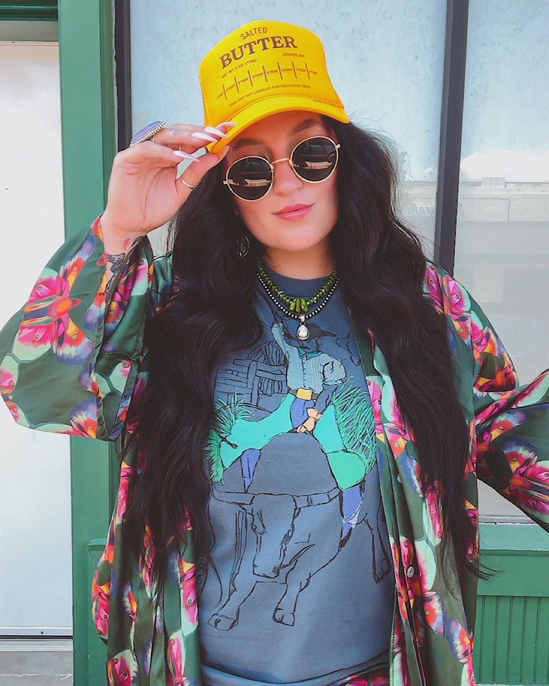Salted Butter Stick Trucker Hat - Rooted & Reckless Co.