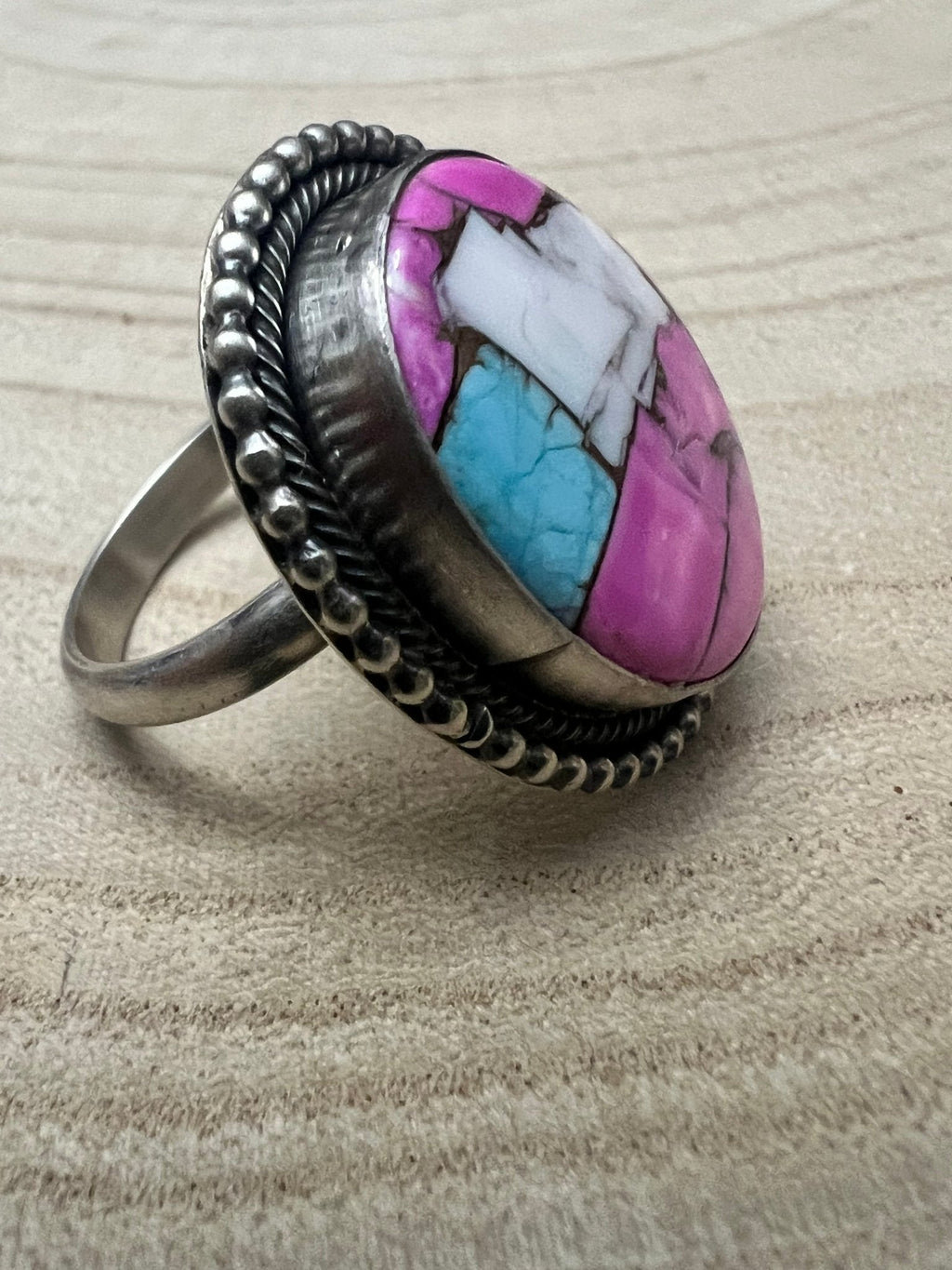 Scott Skeets Navajo Handmade Cotton Candy Adjustable 8+ - Rooted & Reckless Co.
