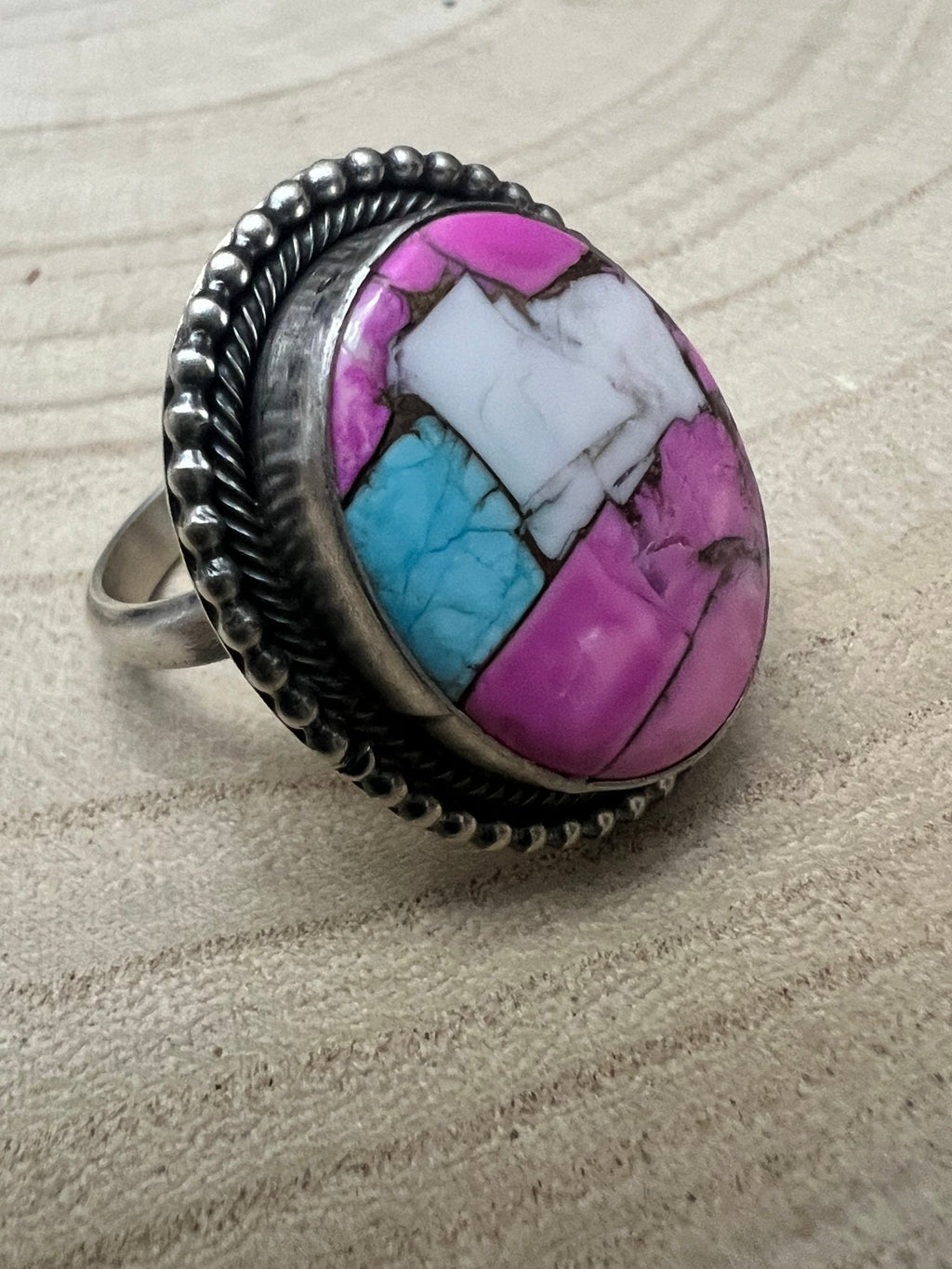 Scott Skeets Navajo Handmade Cotton Candy Adjustable 8+ - Rooted & Reckless Co.