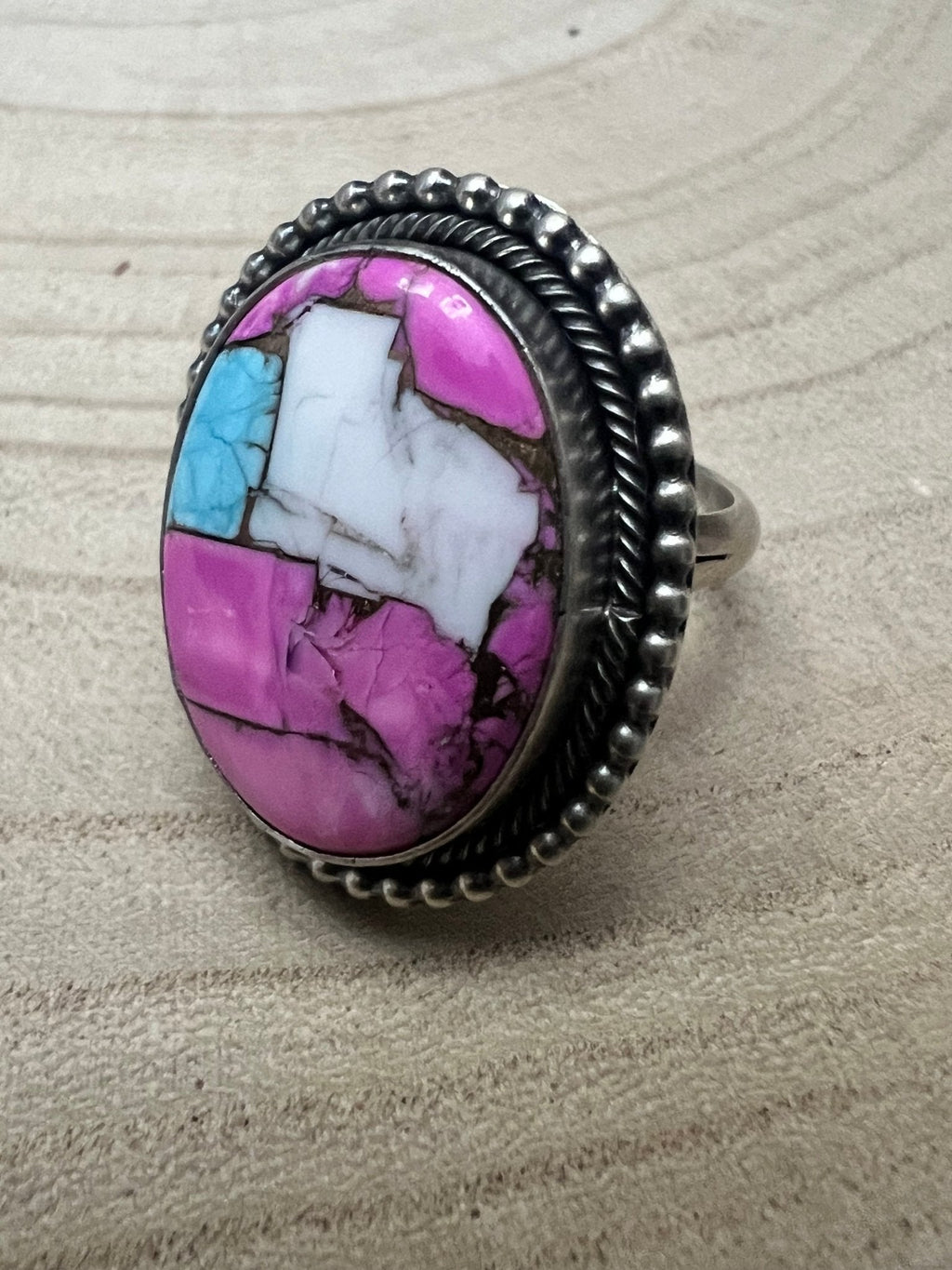 Scott Skeets Navajo Handmade Cotton Candy Adjustable 8+ - Rooted & Reckless Co.