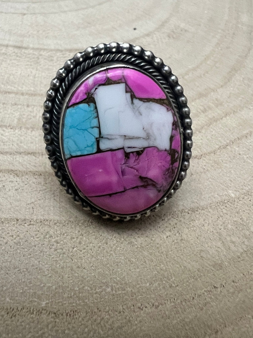 Scott Skeets Navajo Handmade Cotton Candy Adjustable 8+ - Rooted & Reckless Co.