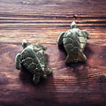 Sea Turtle post earrings - Sterling silver - Rooted & Reckless Co.