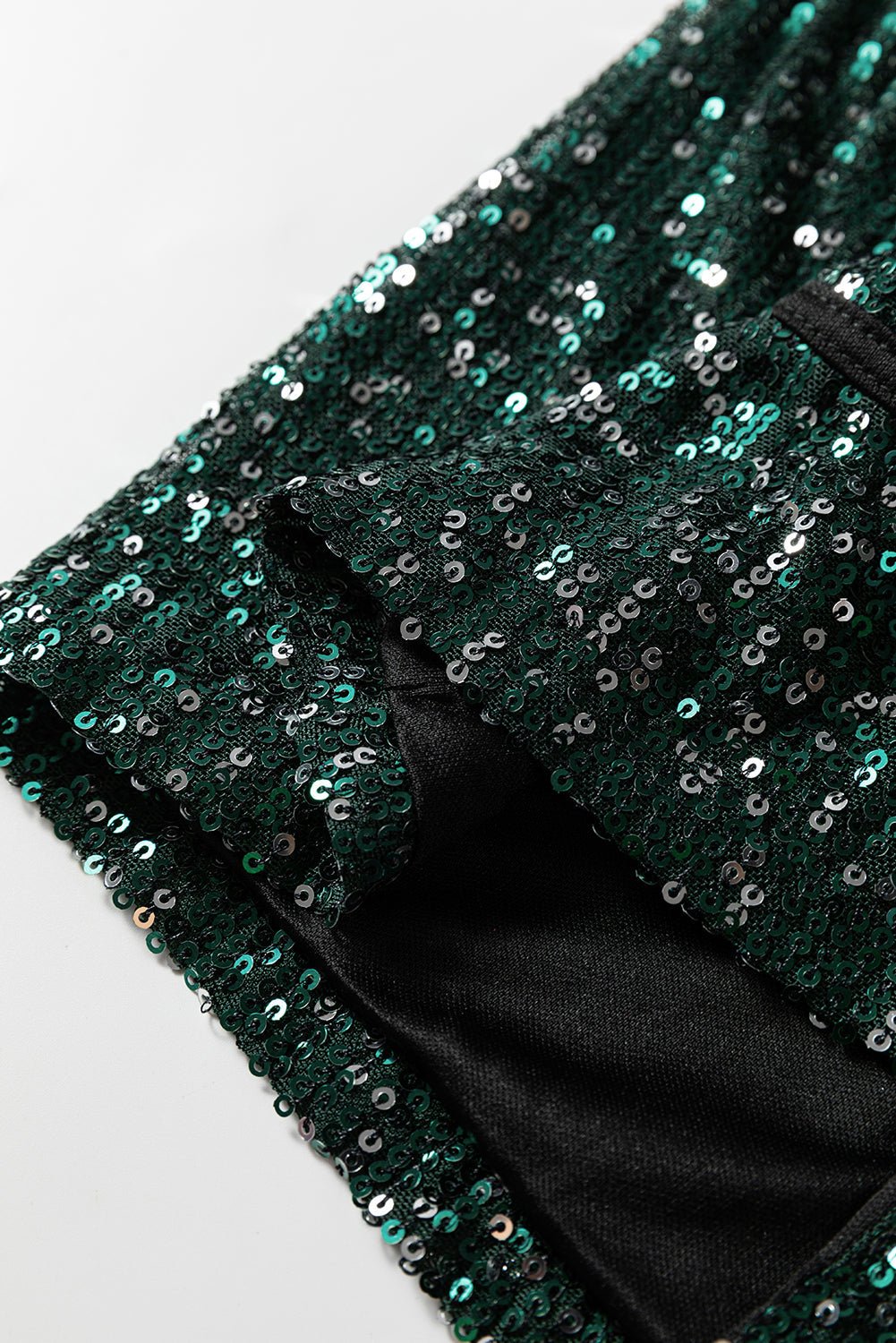 Sequin Open-Front Long Sleeve Cardigan - Rooted & Reckless Co.
