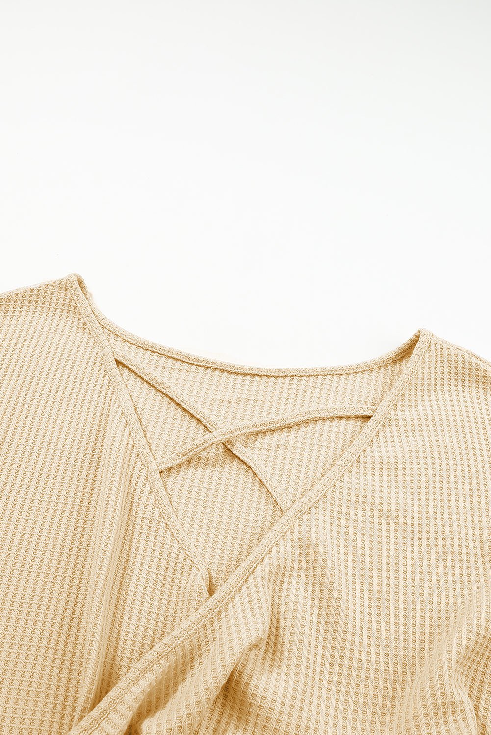Sequin Patchwork Sleeve Open Back Top - Rooted & Reckless Co.