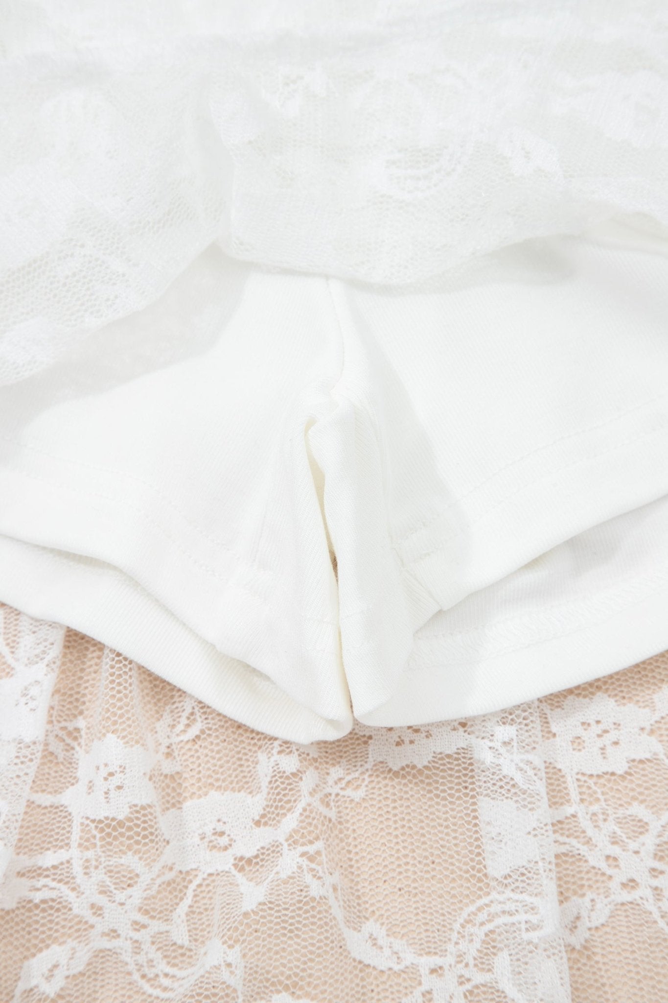 Sheer Lace Ruffle Tiered High-Low Skirt - Rooted & Reckless Co.