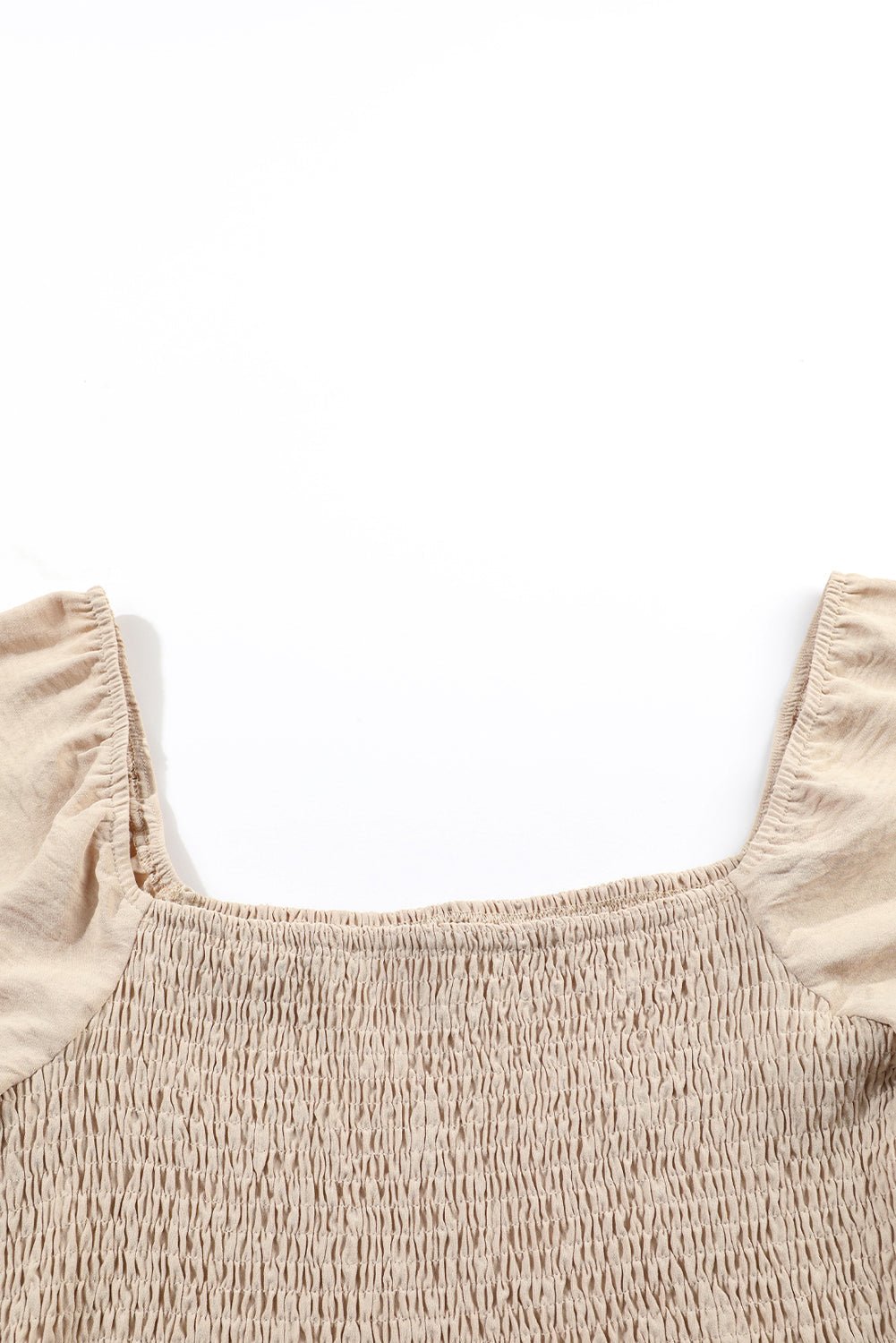 Short Bubble Sleeve Smocked Wide Leg Jumpsuit - Rooted & Reckless Co.