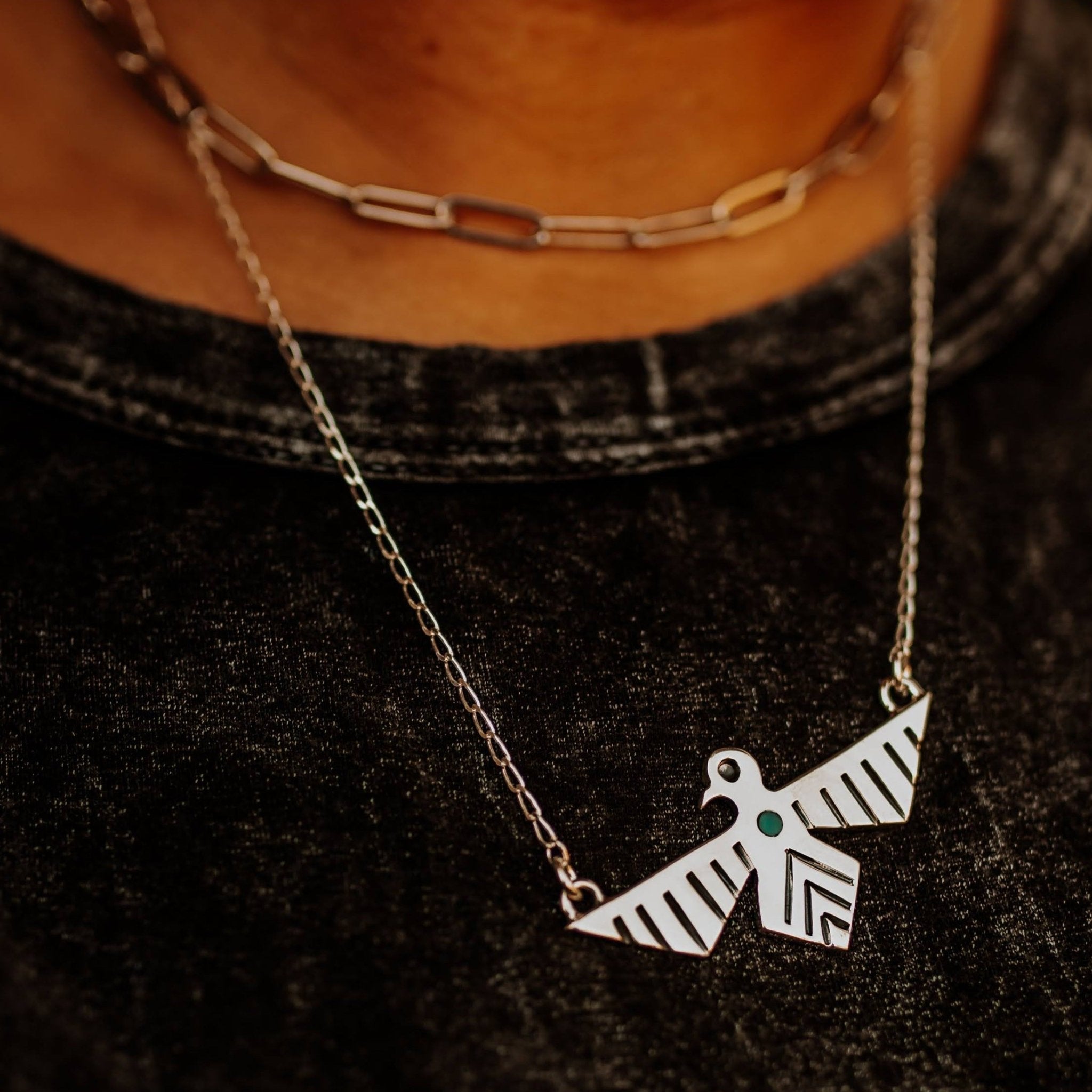 Silver Paperclip Choker - Rooted & Reckless Co.
