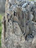 Silver Plated Beads Choker - Rooted & Reckless Co.