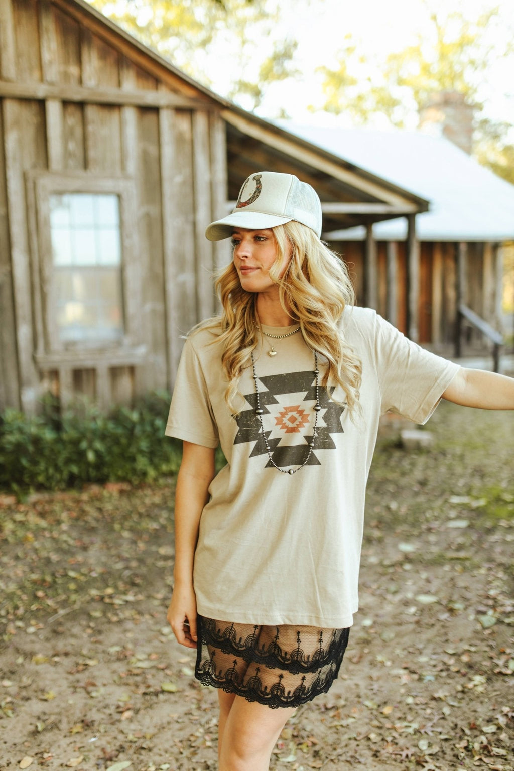 Simple Aztec Graphic Tee - Rooted & Reckless Co.