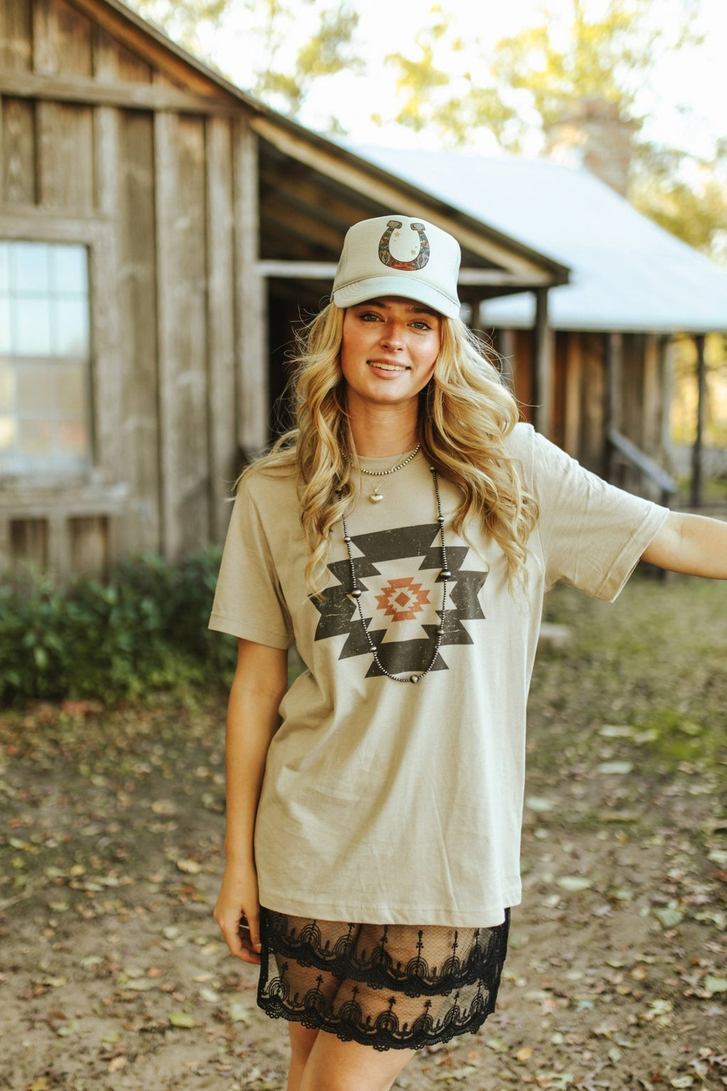 Simple Aztec Graphic Tee - Rooted & Reckless Co.