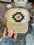 Simple Aztec Trucker Hat - Rooted & Reckless Co.