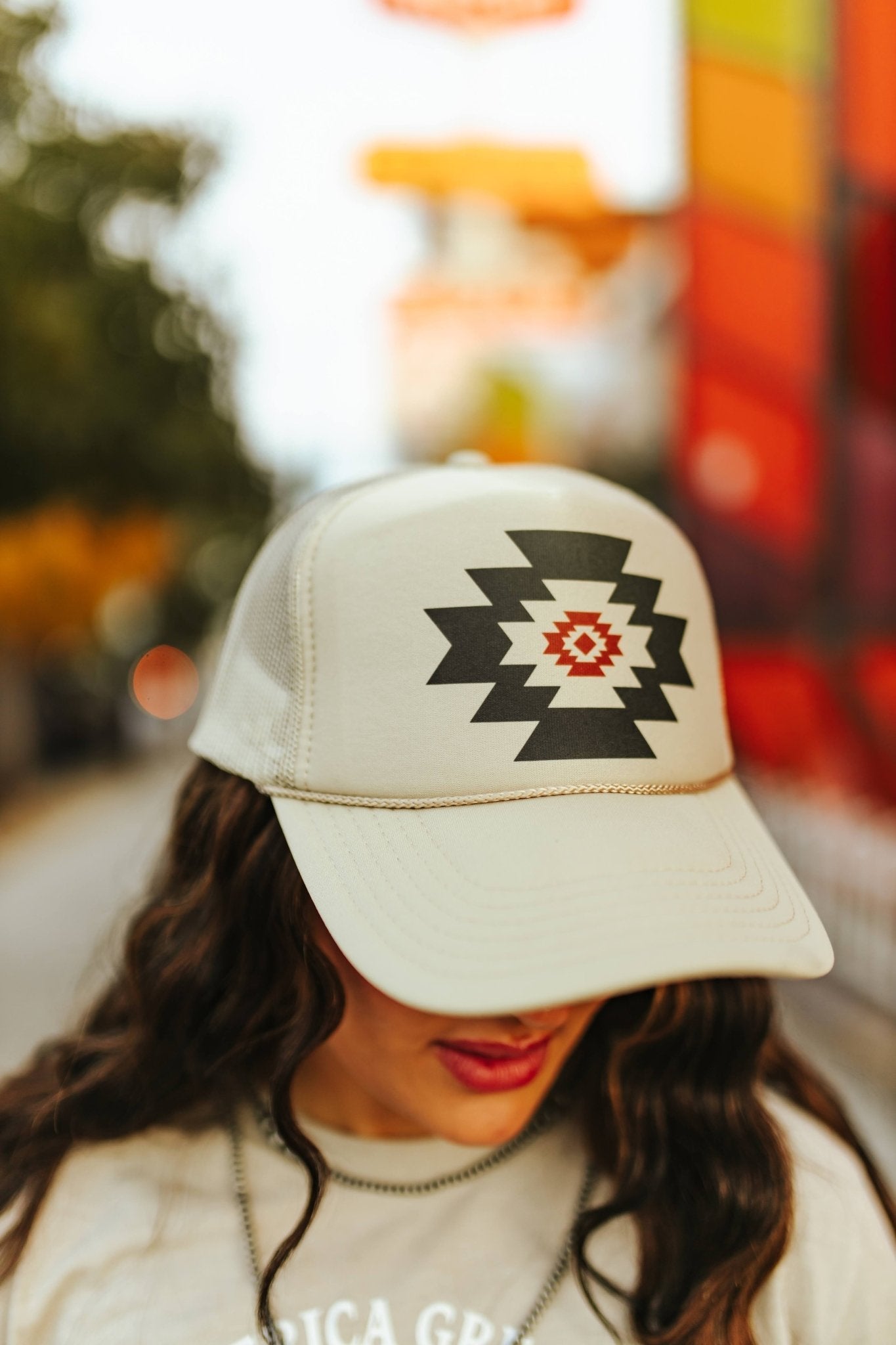 Simple Aztec Trucker Hat - Rooted & Reckless Co.