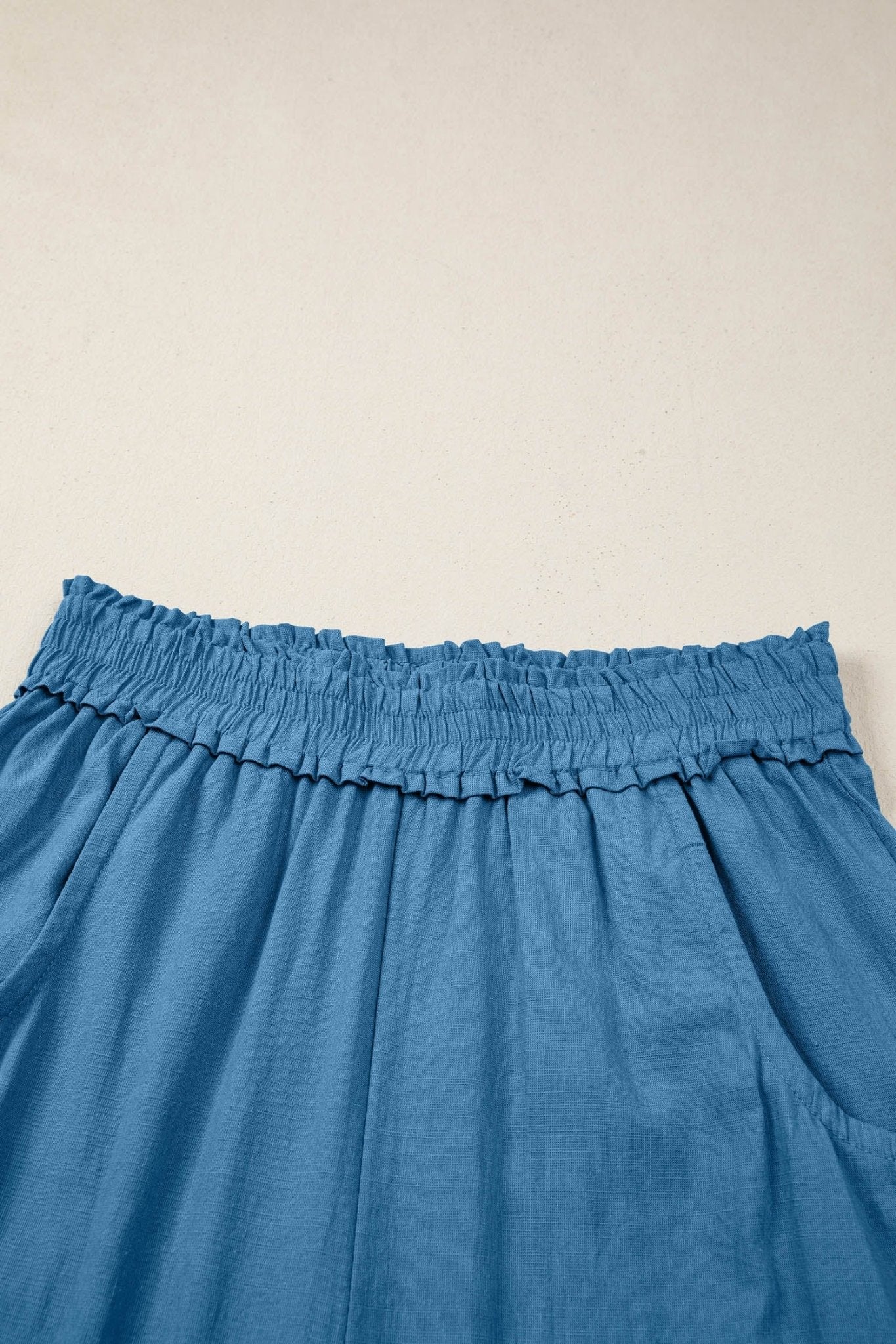 Smocked High Waist Drawstring Pocket Jogger Pants - Rooted & Reckless Co.