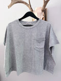 Snow Washed Pocket Tee - Rooted & Reckless Co.