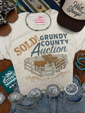Sold! Grundy County Auction Graphic Tee - Rooted & Reckless Co.