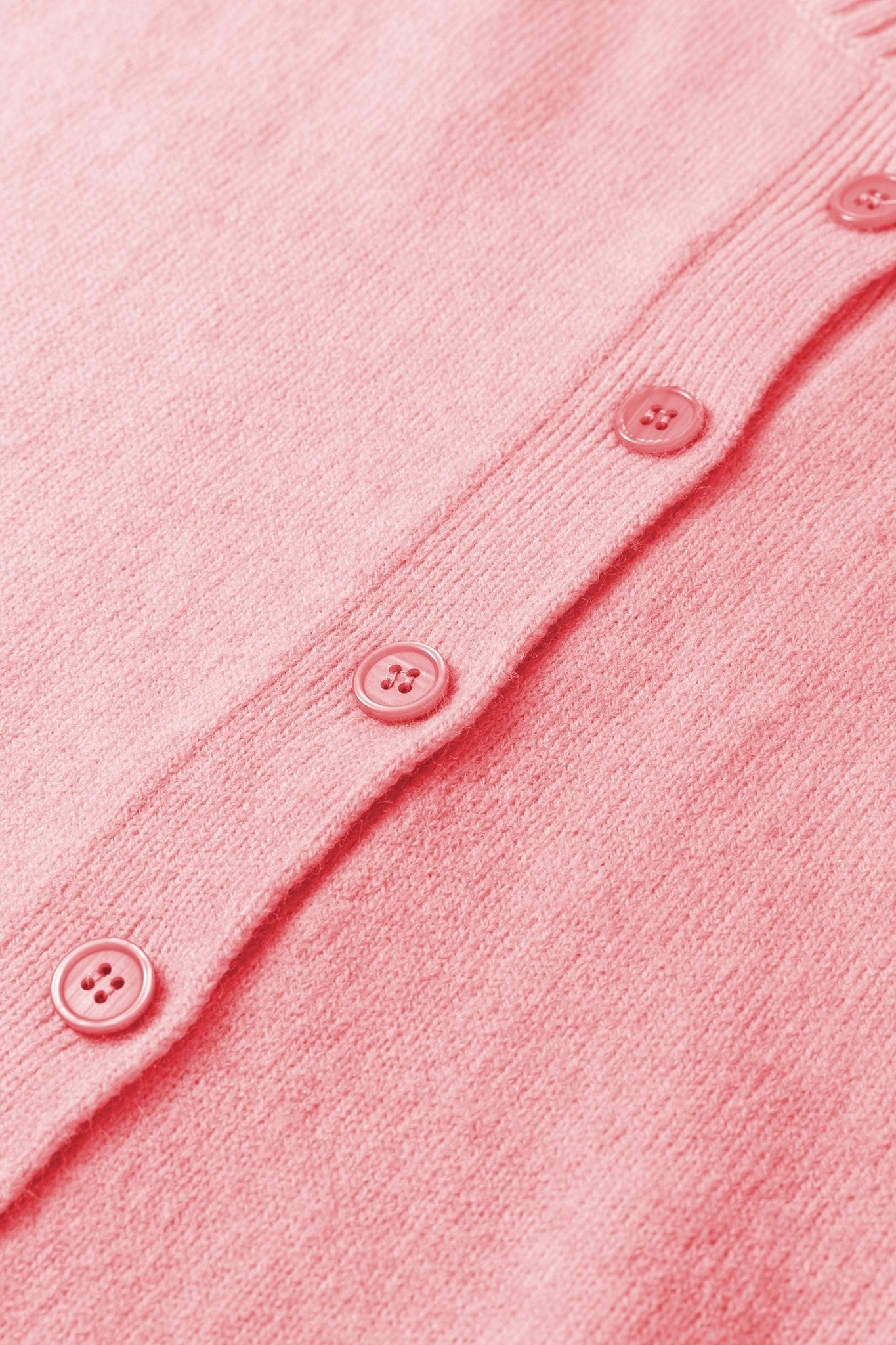 Solid 3/4 Sleeve Boxy Button-Down Cardigan - Rooted & Reckless Co.