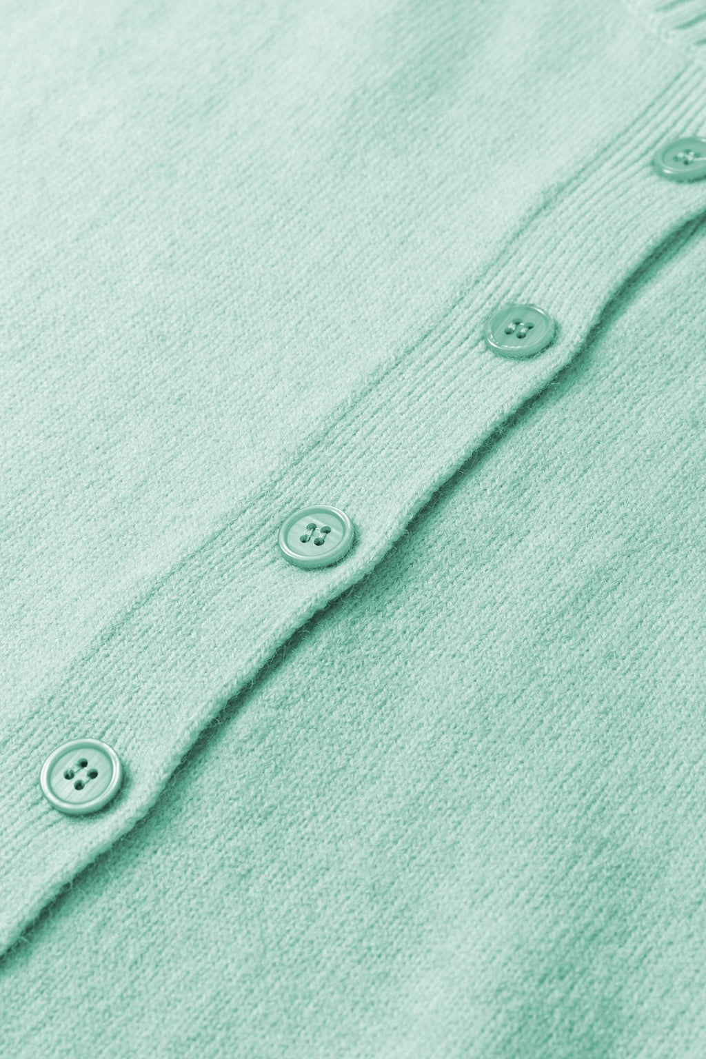Solid 3/4 Sleeve Boxy Button-Down Cardigan - Rooted & Reckless Co.