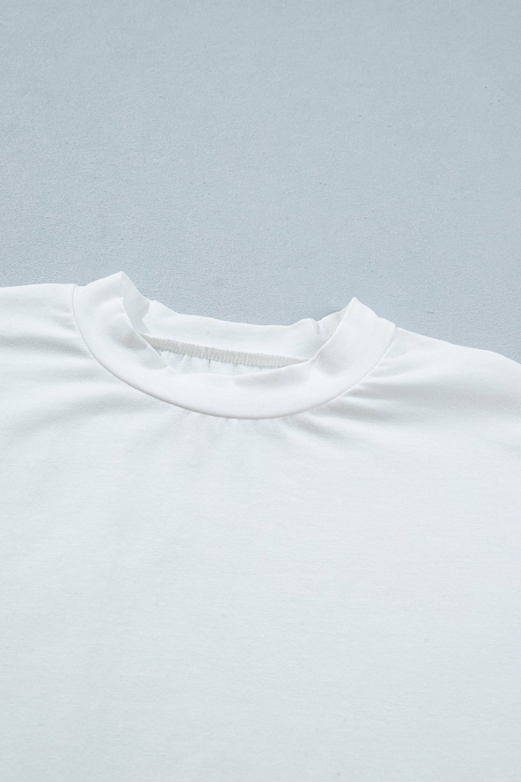 Solid Asymmetric Lace Hem Patchwork T-Shirt - Rooted & Reckless Co.
