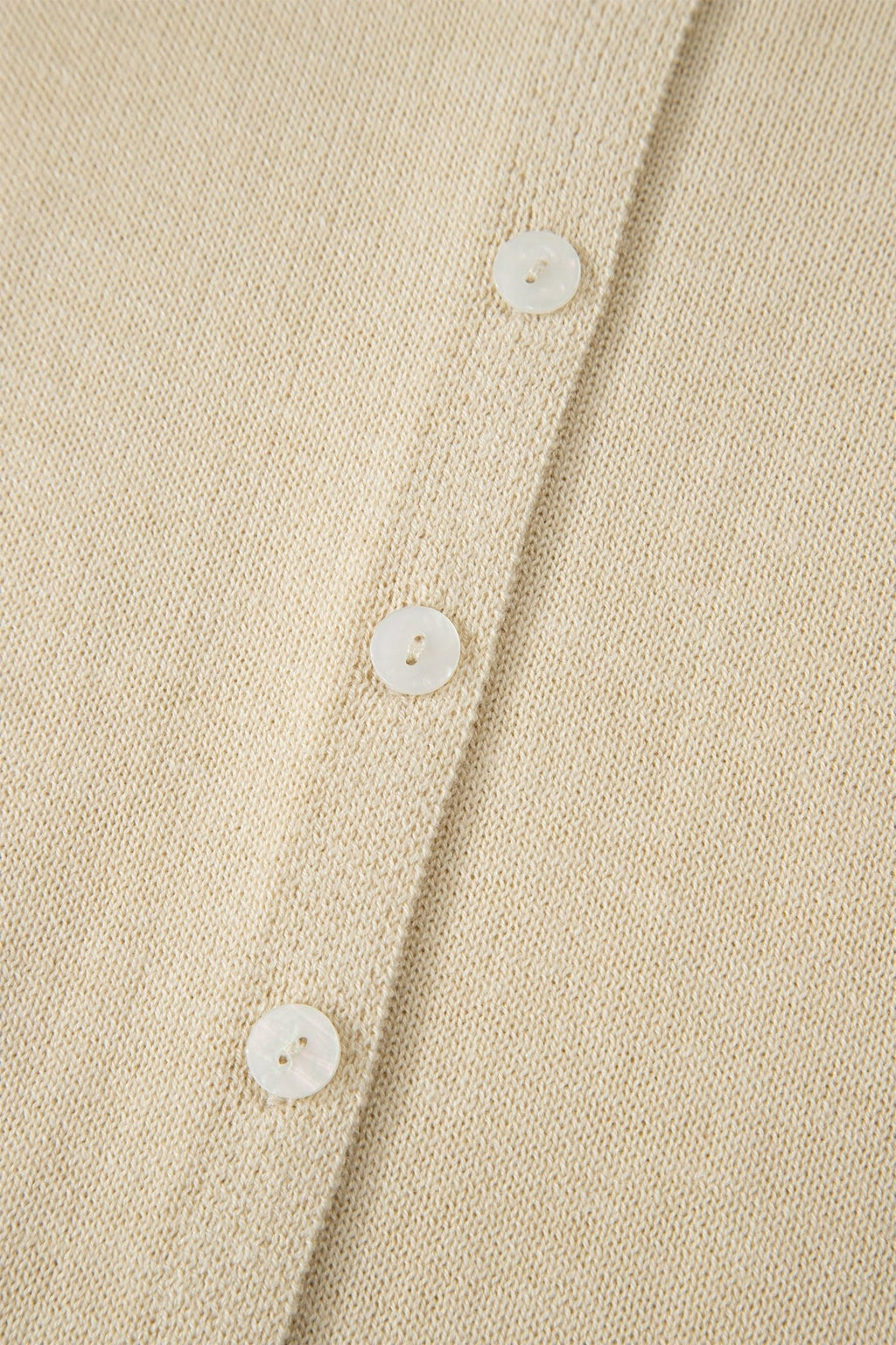Solid Button-Front Rolled Hem Sweater Top - Rooted & Reckless Co.