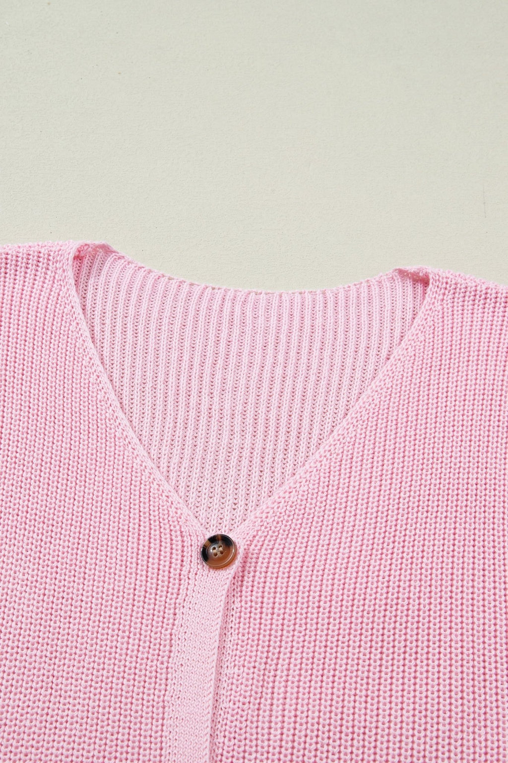 Solid Button Front V-Neck Sweater Knit Vest - Rooted & Reckless Co.
